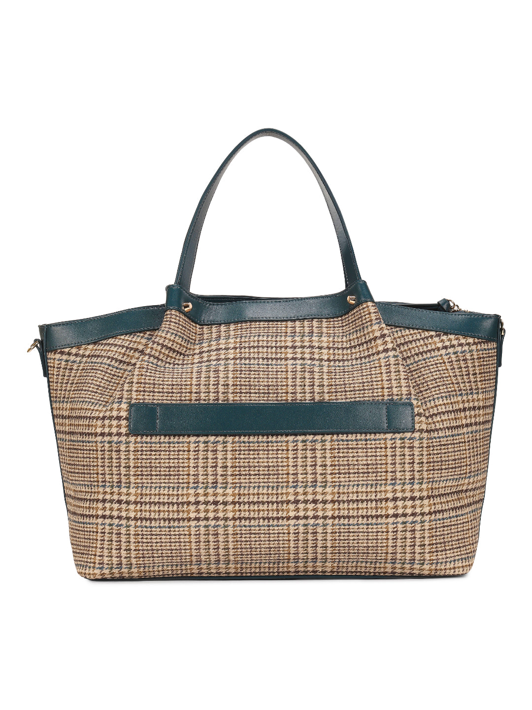 Magnolia Blue PU Leather Textured One Size Unisex Tote