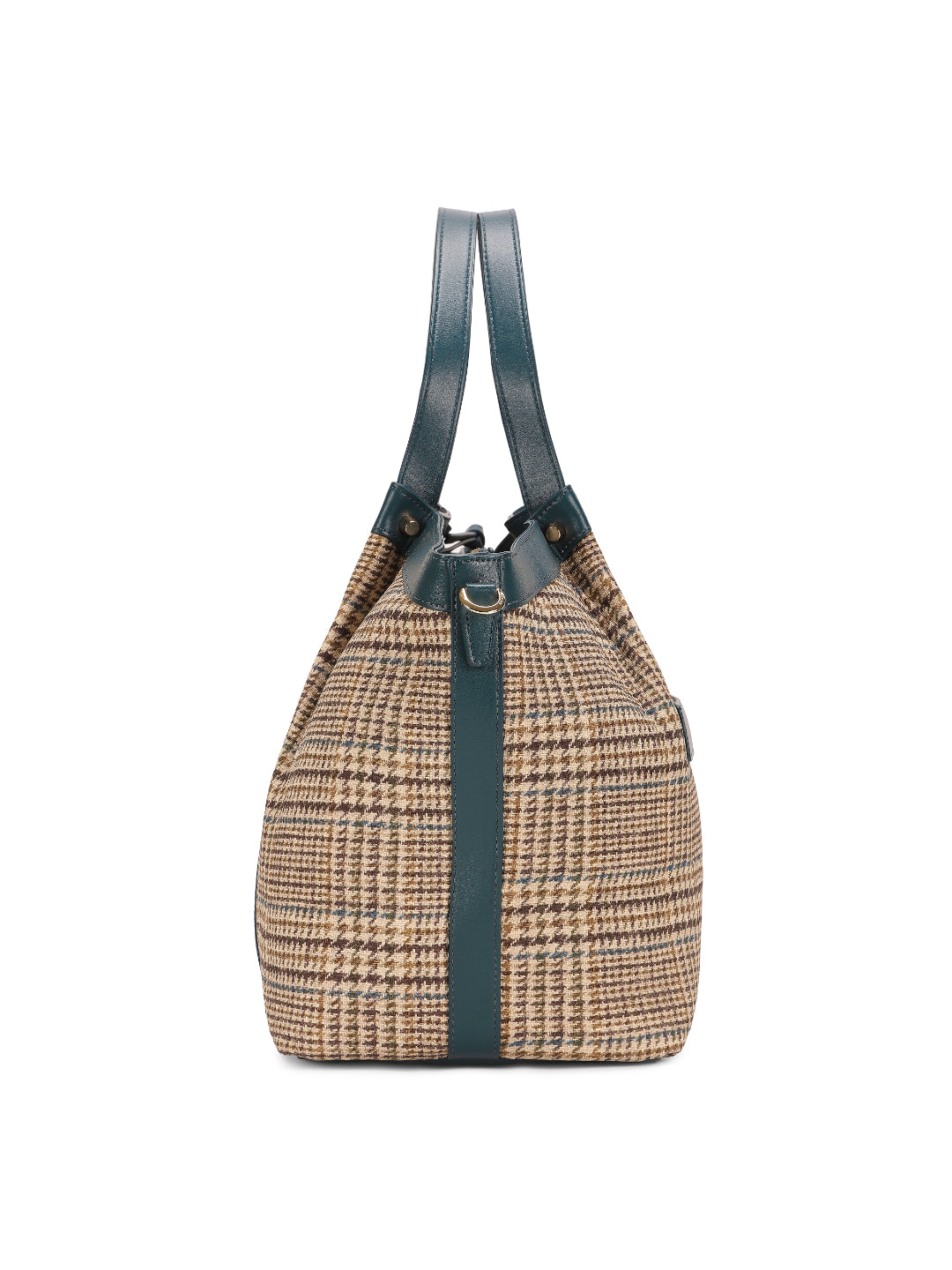 Magnolia Blue PU Leather Textured One Size Unisex Tote