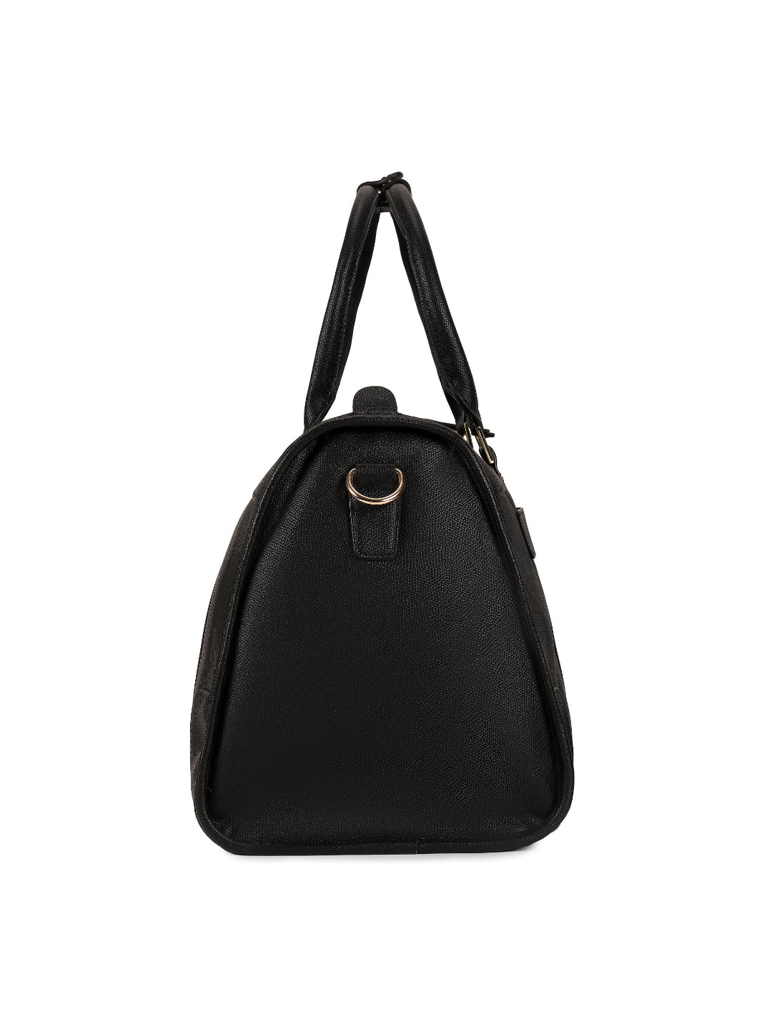 Magnolia Black PU Leather Solid One Size Unisex Duffle Bag