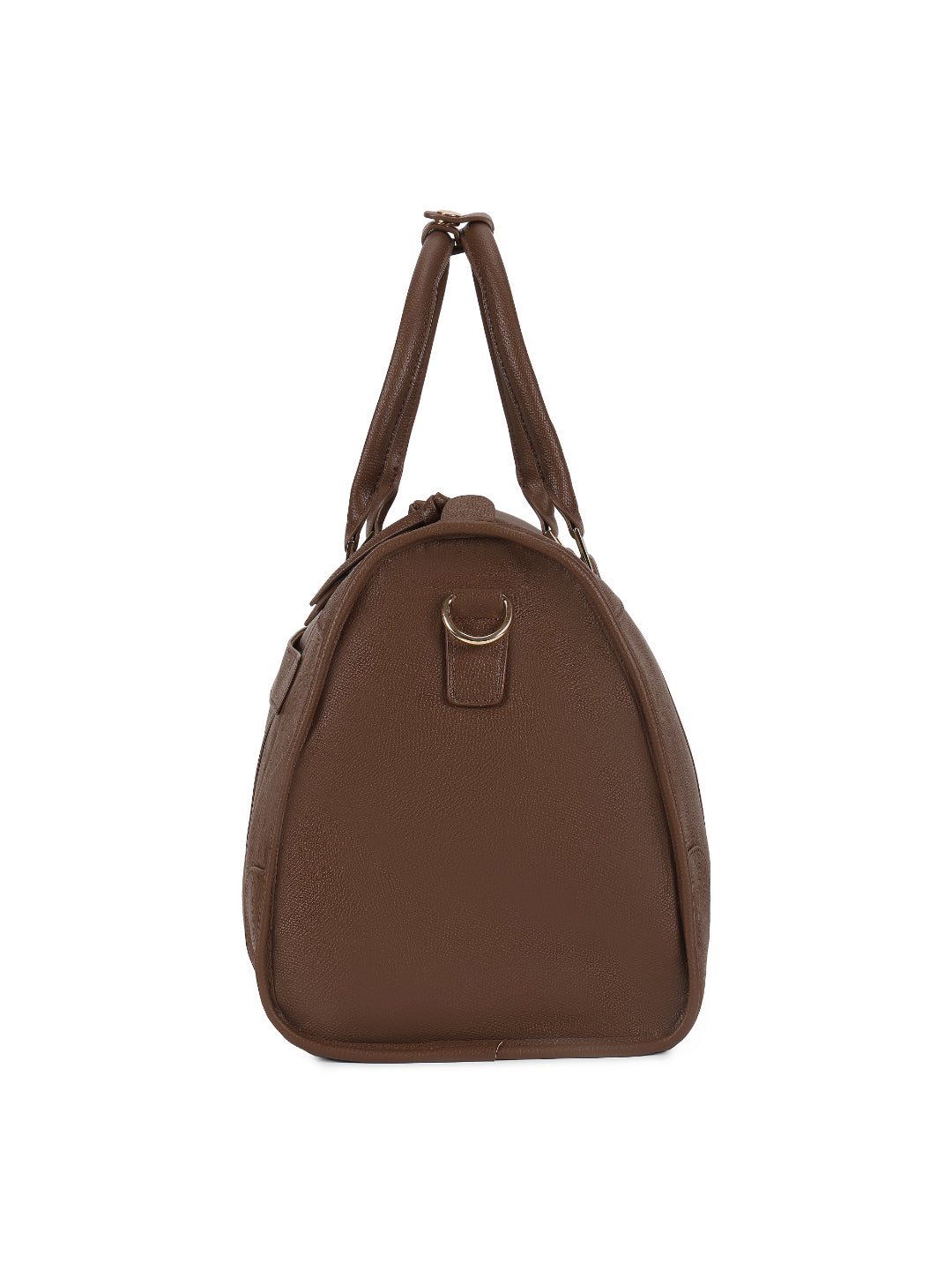 Magnolia Coffee PU Leather Solid One Size Unisex Duffle Bag