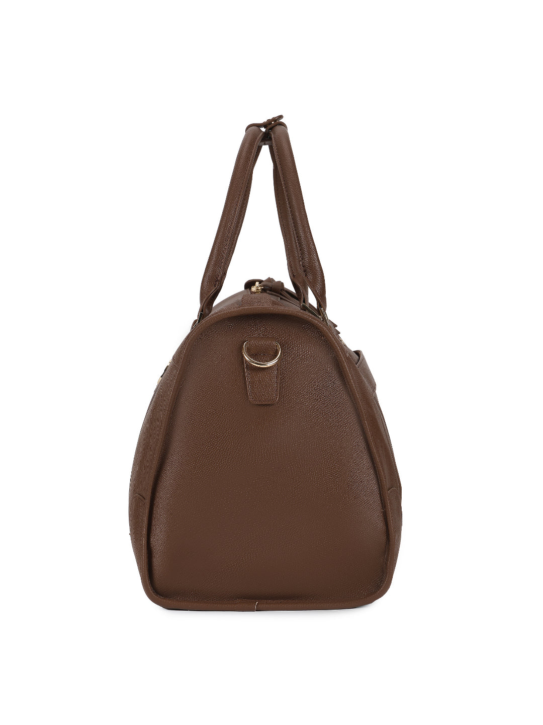 Magnolia Coffee PU Leather Solid One Size Unisex Duffle Bag