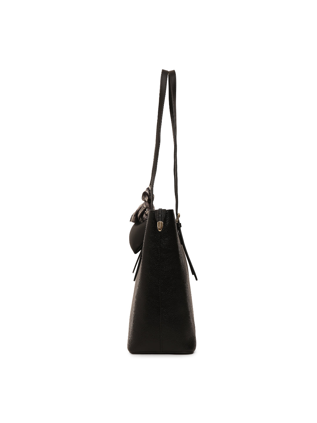 Magnolia Black PU Leather Solid One Size Women Tote
