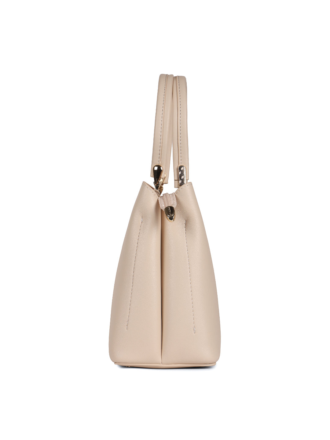 Magnolia Beige PU Leather Embroidered One Size Women Tote