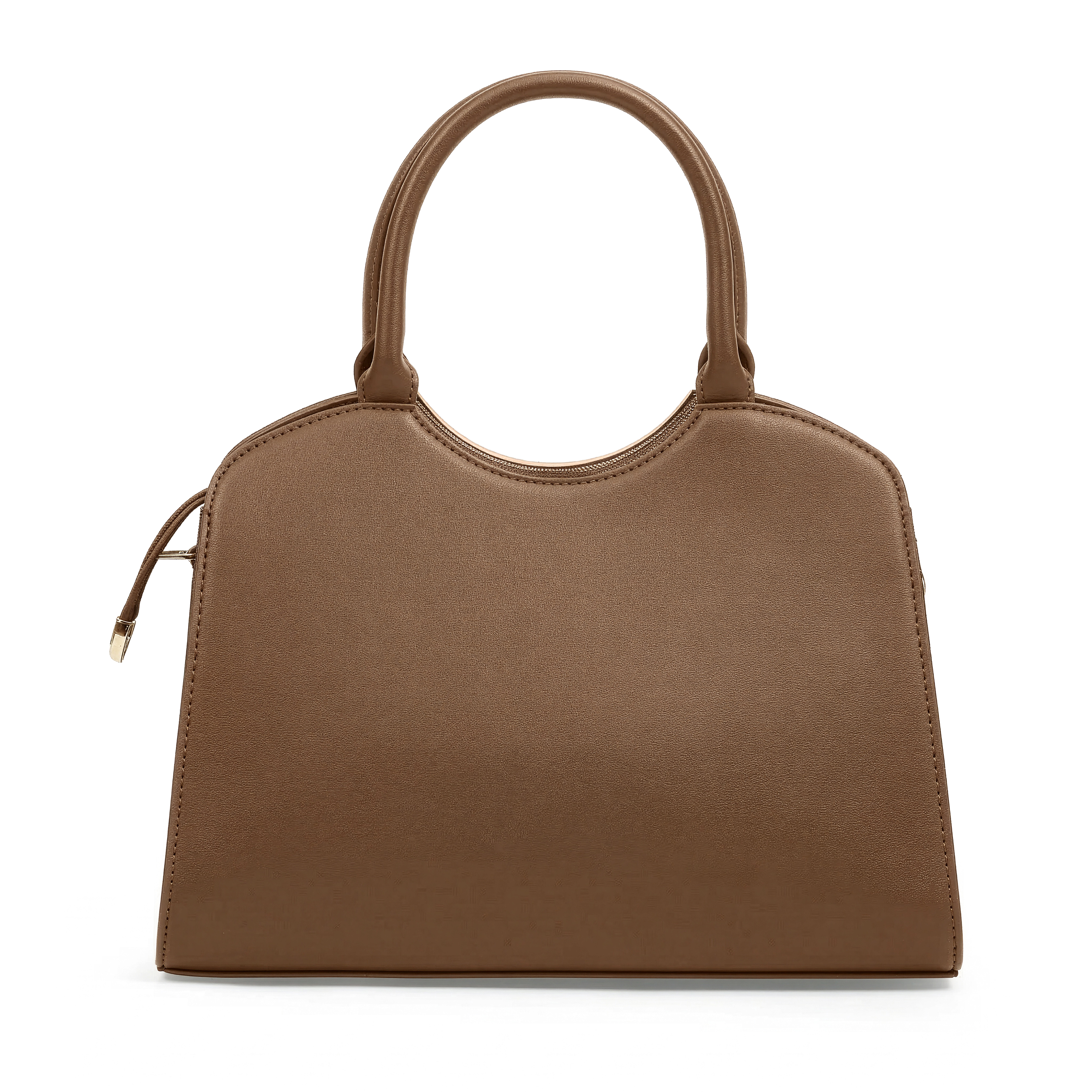 Magnolia PU Leather Women Embroidered Taupe Shoulder Bag