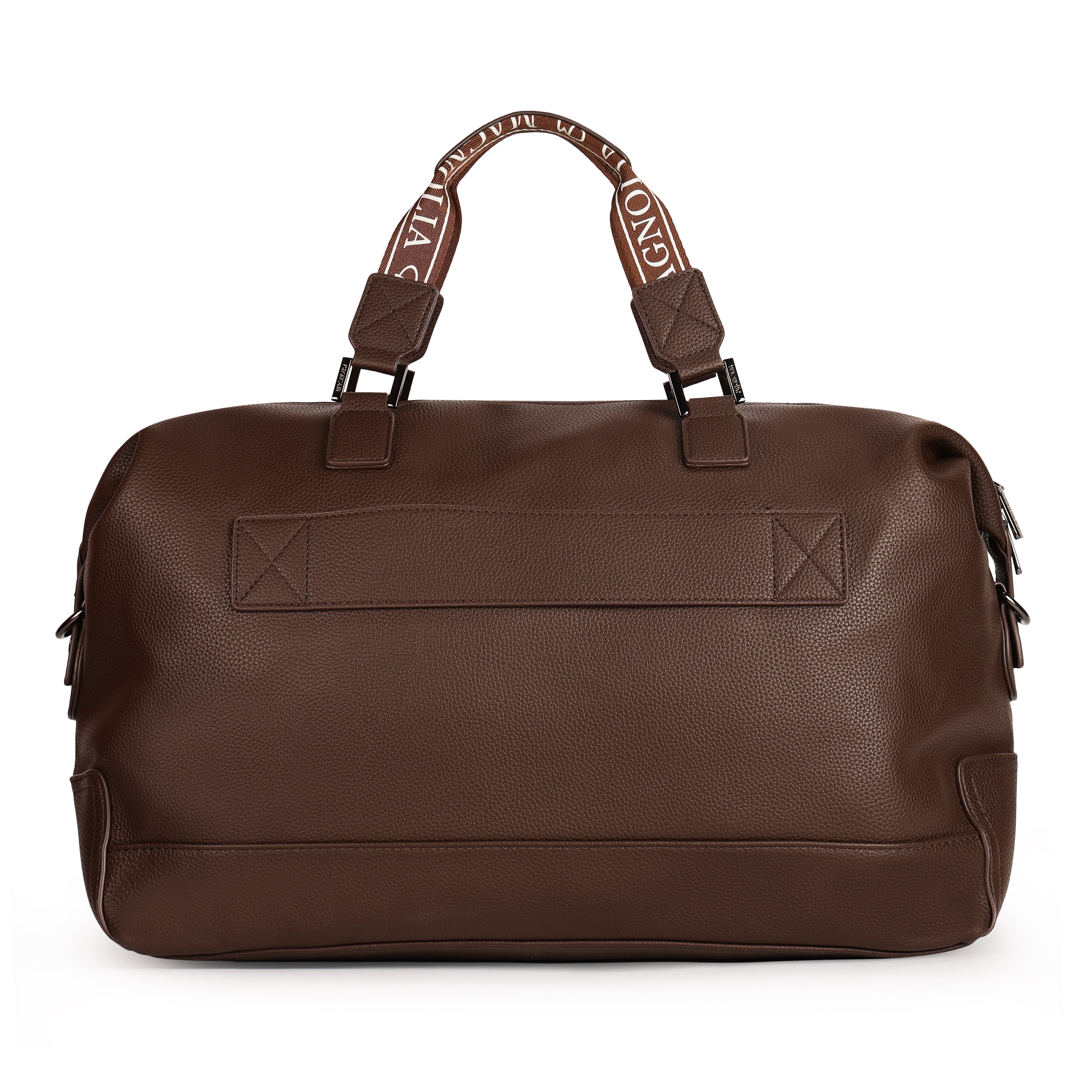 Magnolia PU Leather Women Brown Handbag