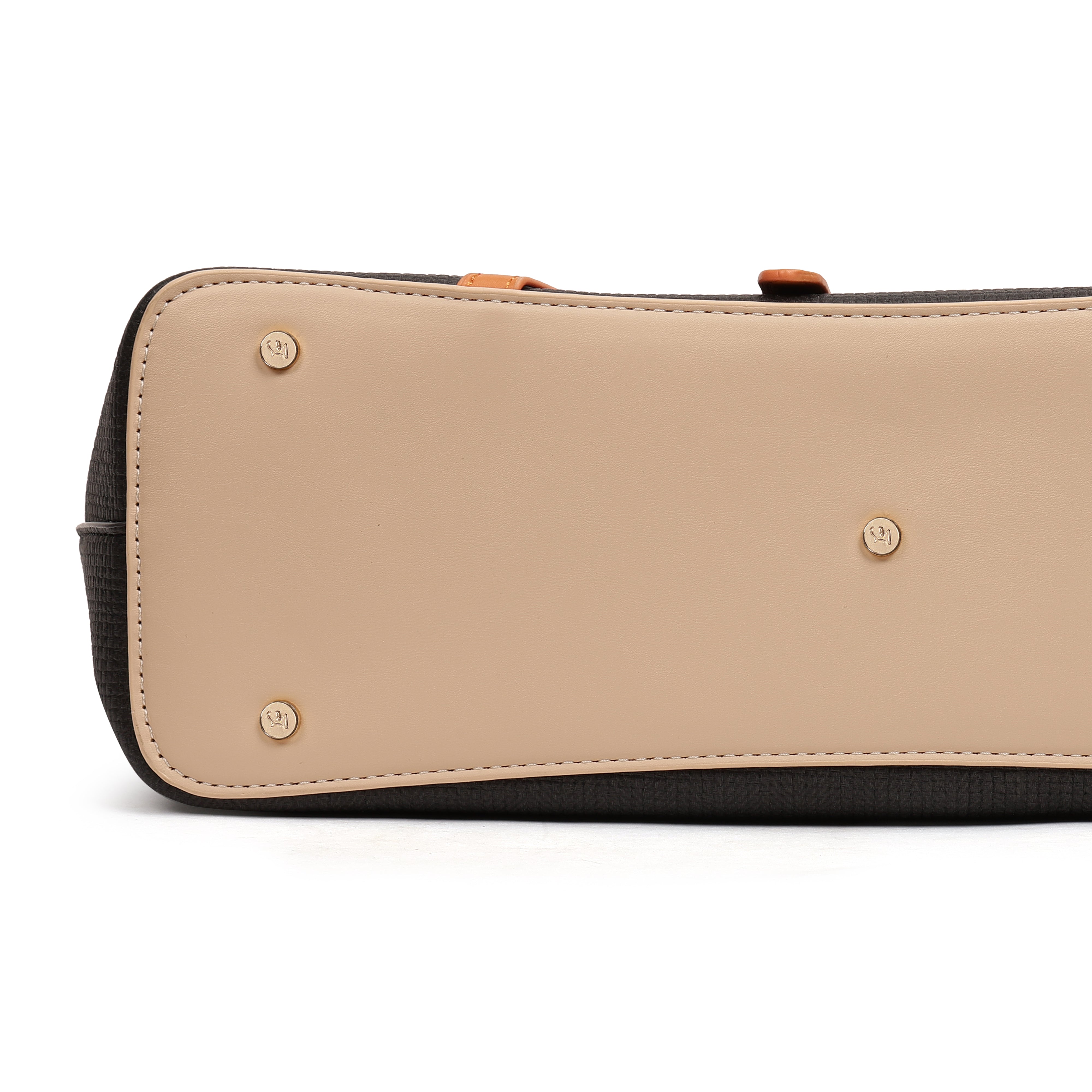 Magnolia PU Leather Women Black Tote Bag