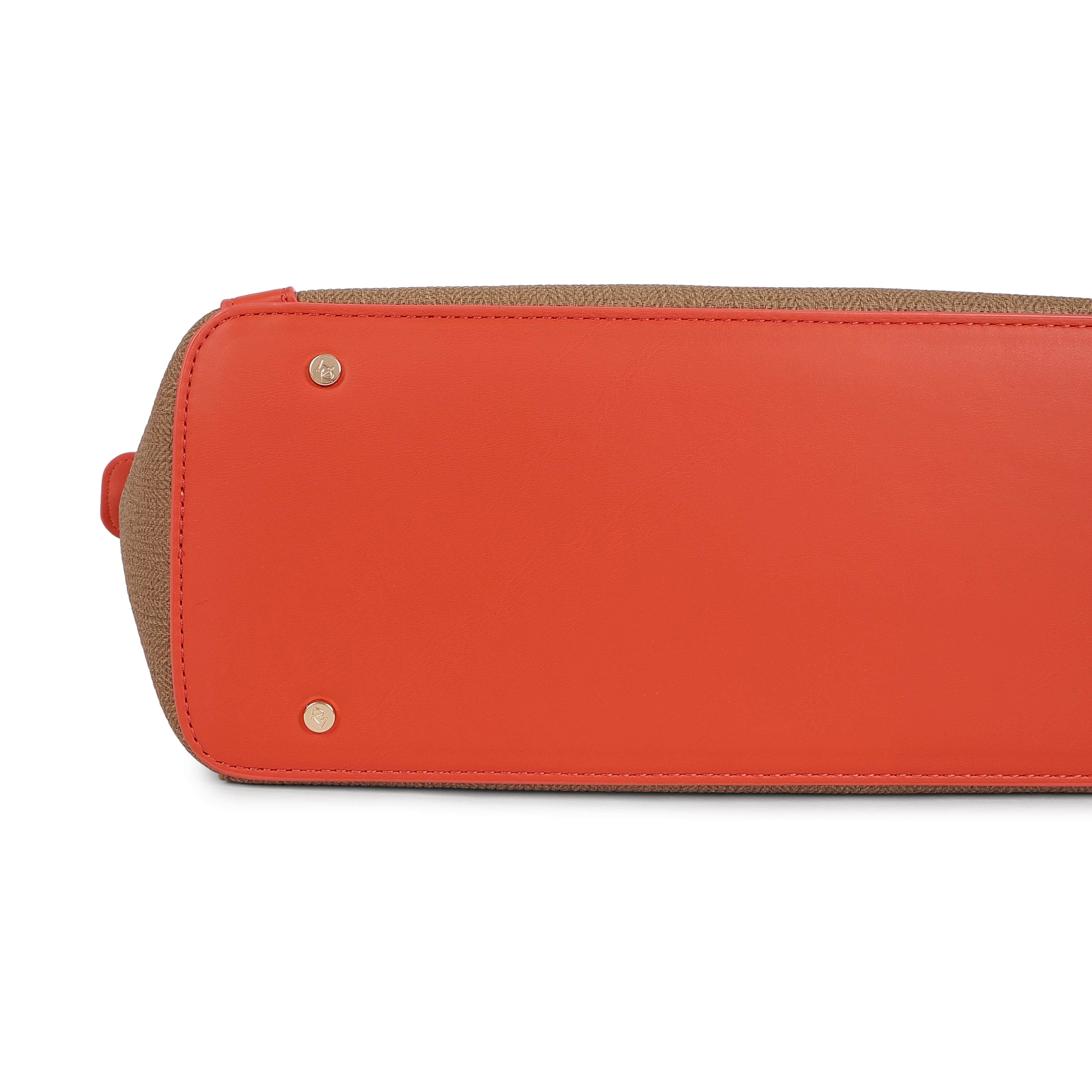 Magnolia PU Leather Women Brown Tote Bag