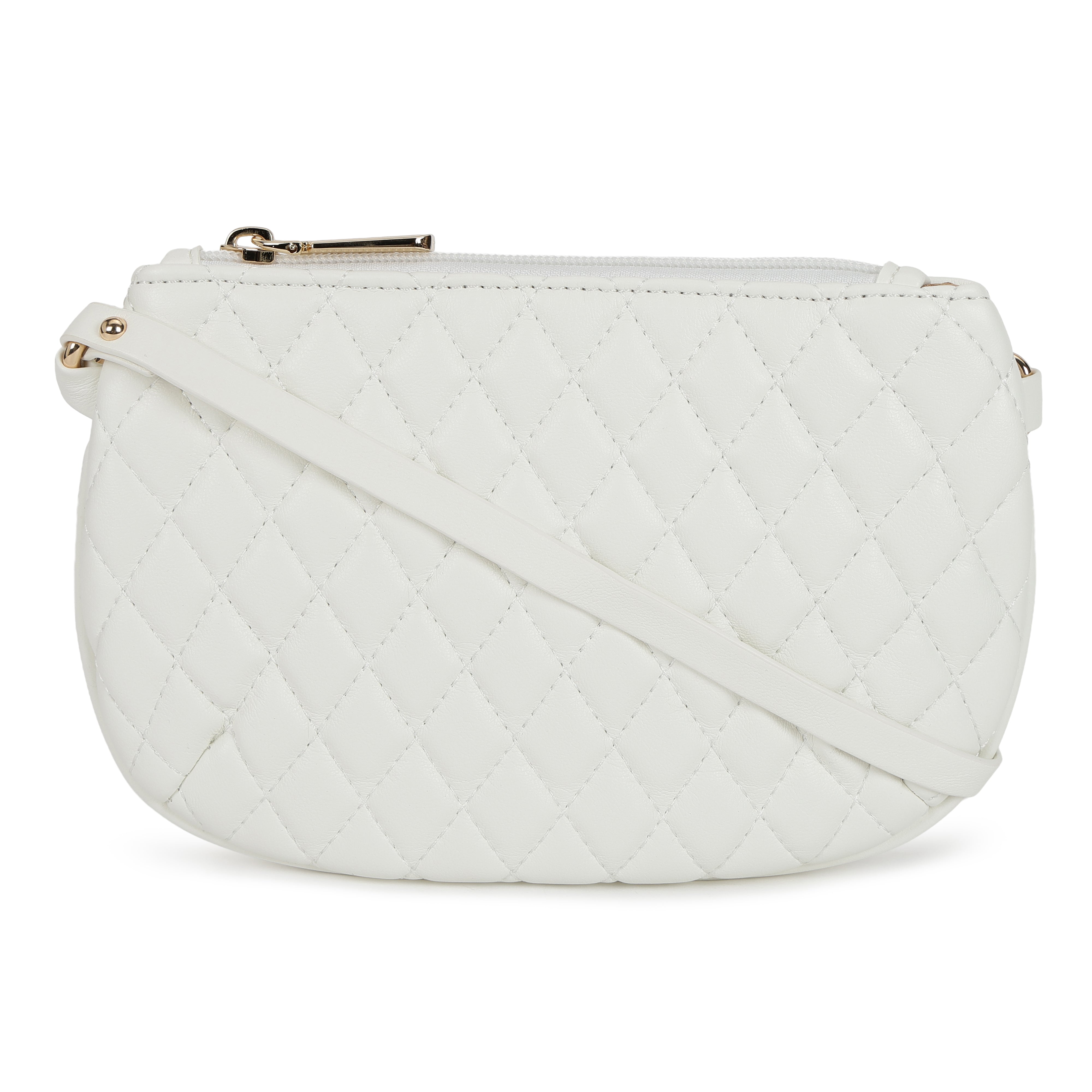 Magnolia PU Leather Women White Tote Bag