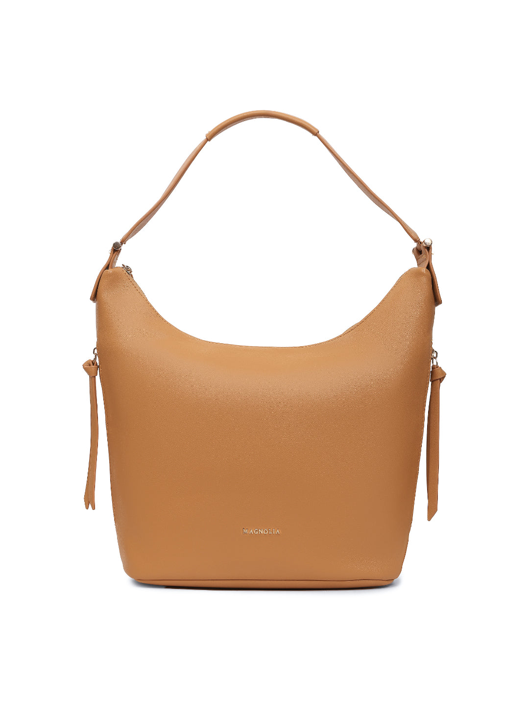 Magnolia Yellow PU Leather Solid One Size Women Tote