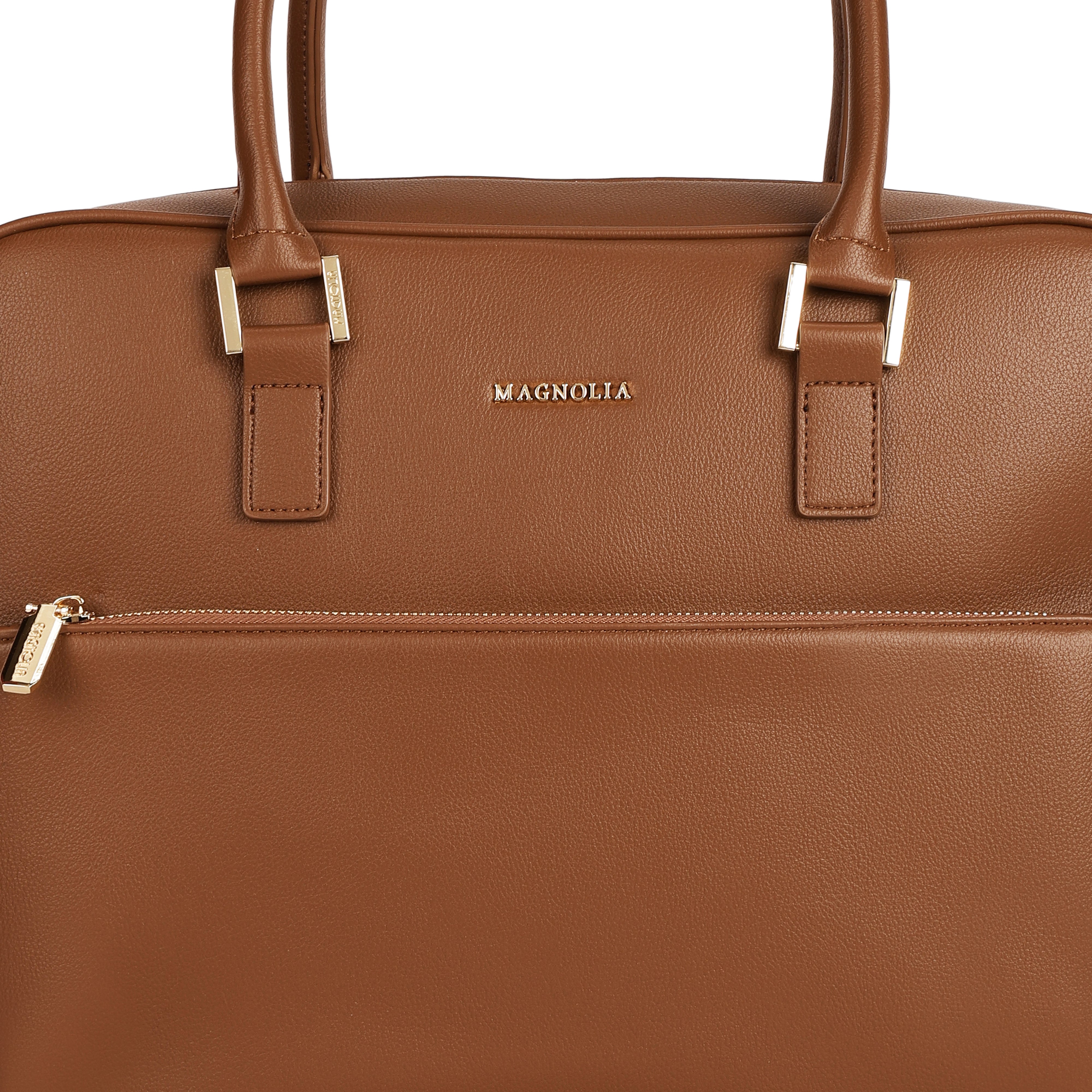 Magnolia PU Leather Brown Laptopbag