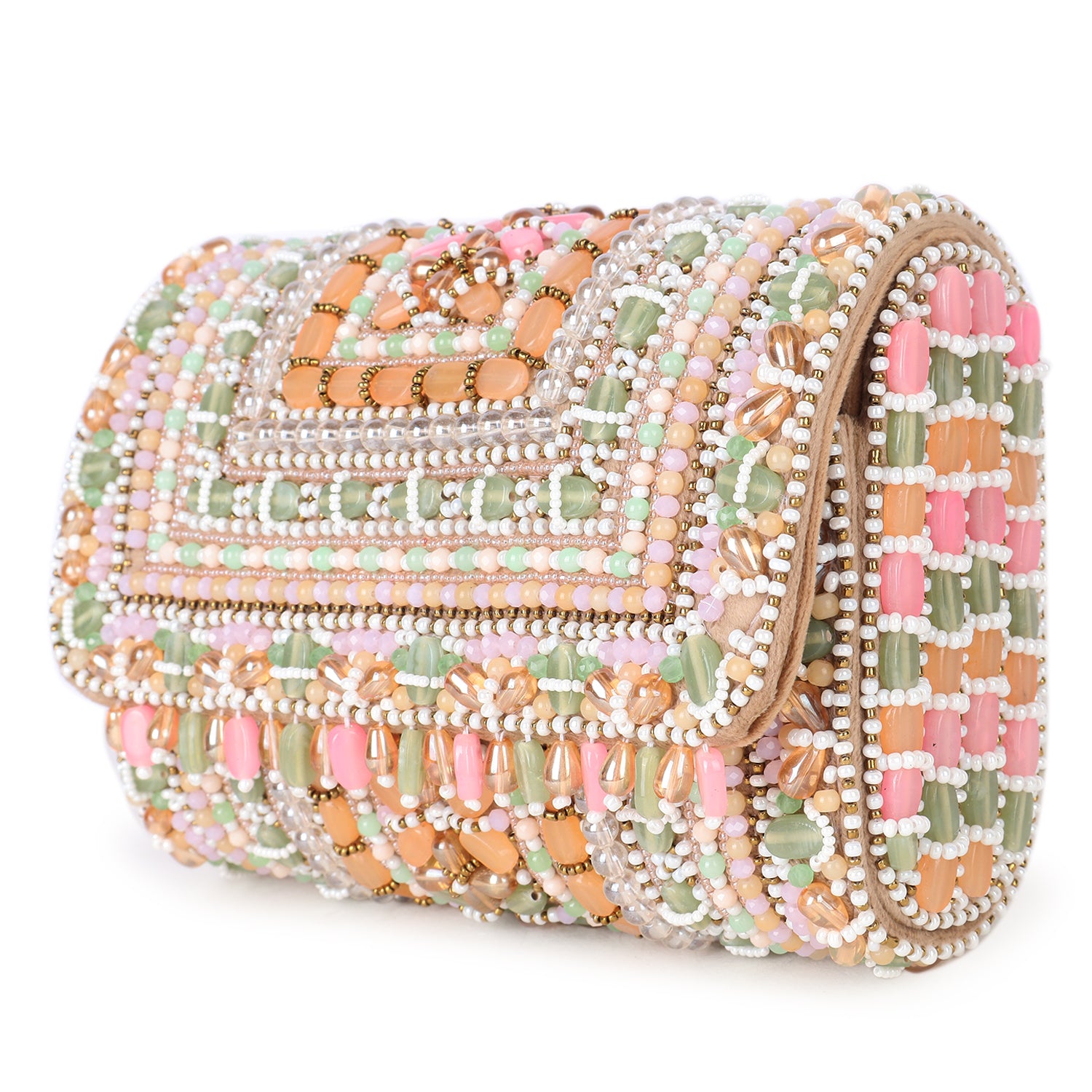 Magnolia Women Multicolor Embellished Clutch