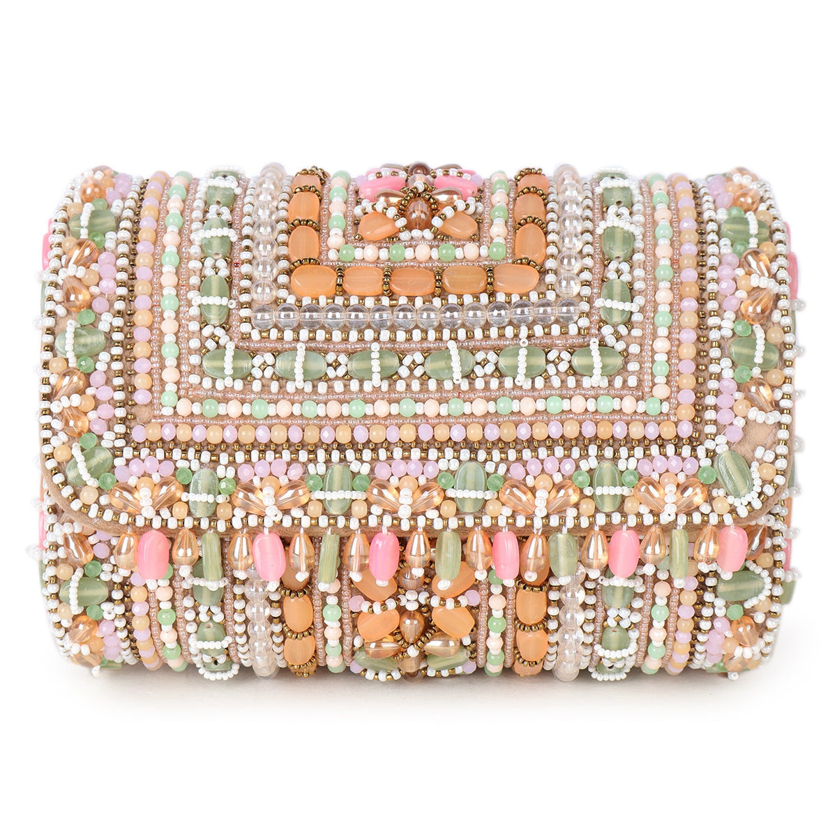 Magnolia Women Multicolor Embellished Clutch