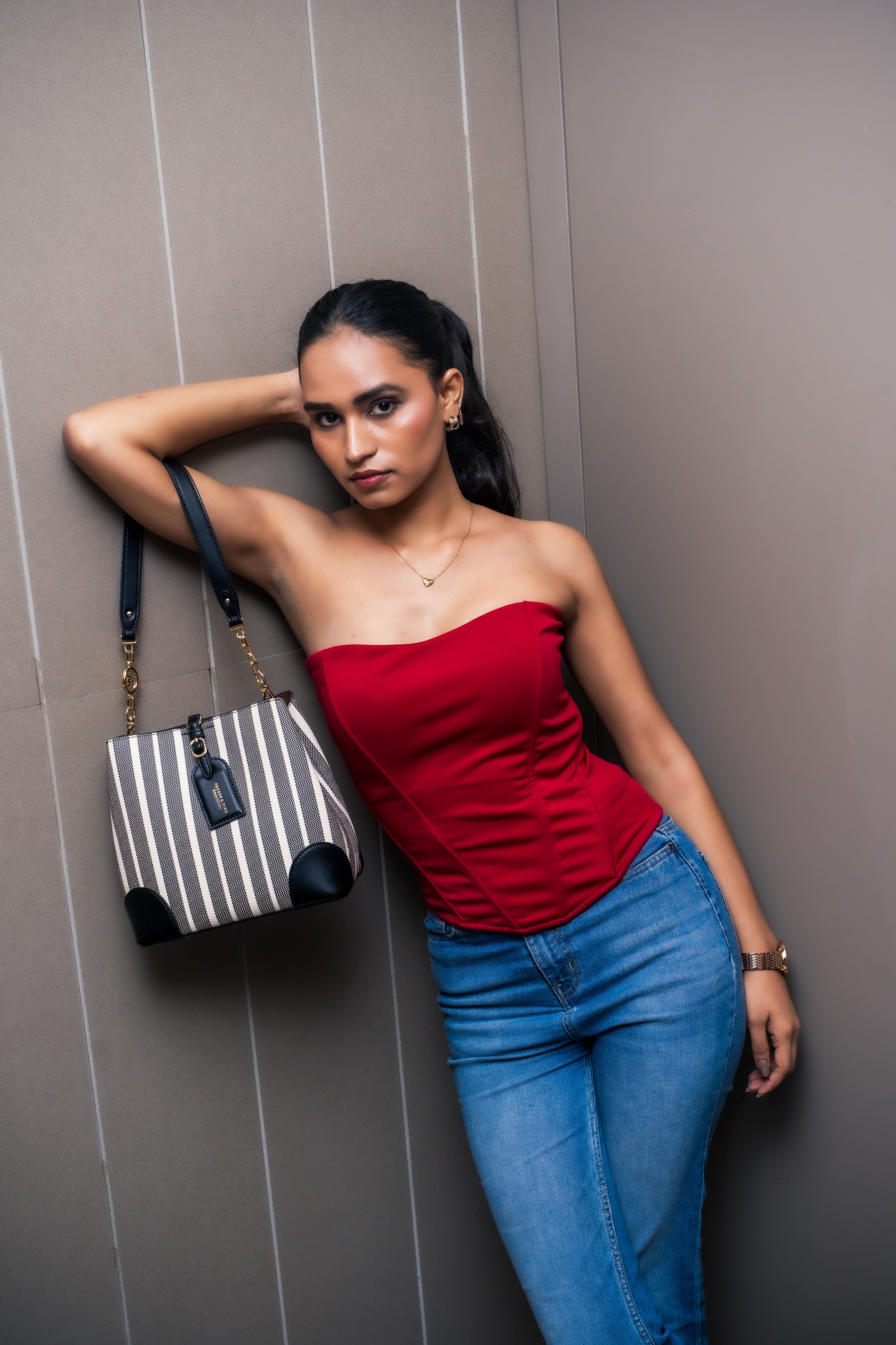 Zebra Barrel Bag