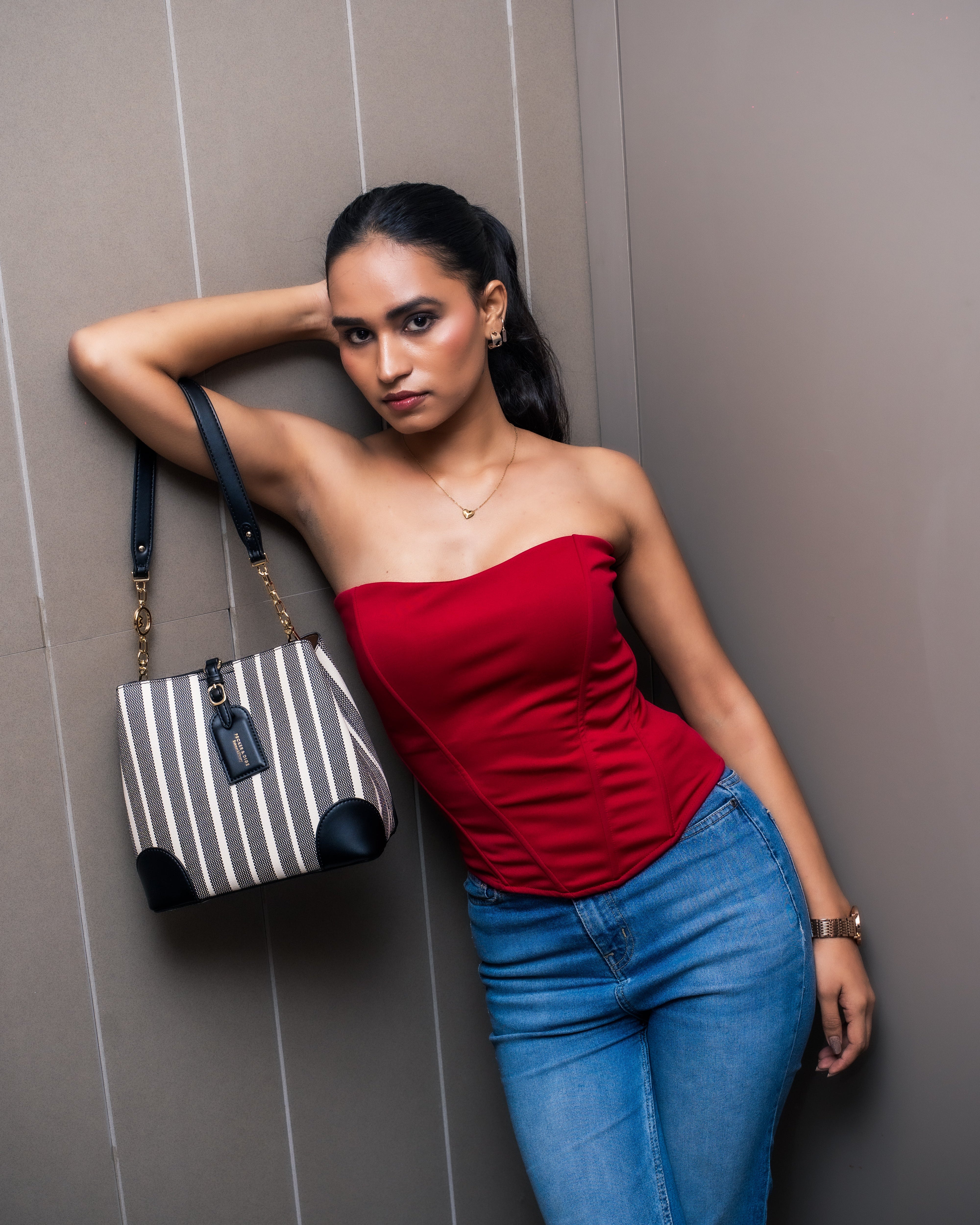Zebra Barrel Bag