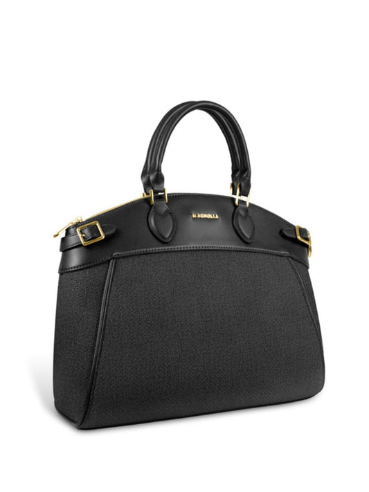 Trendy Leather Tote Bag with Detachable Shoulder Strap & Spacious Interior