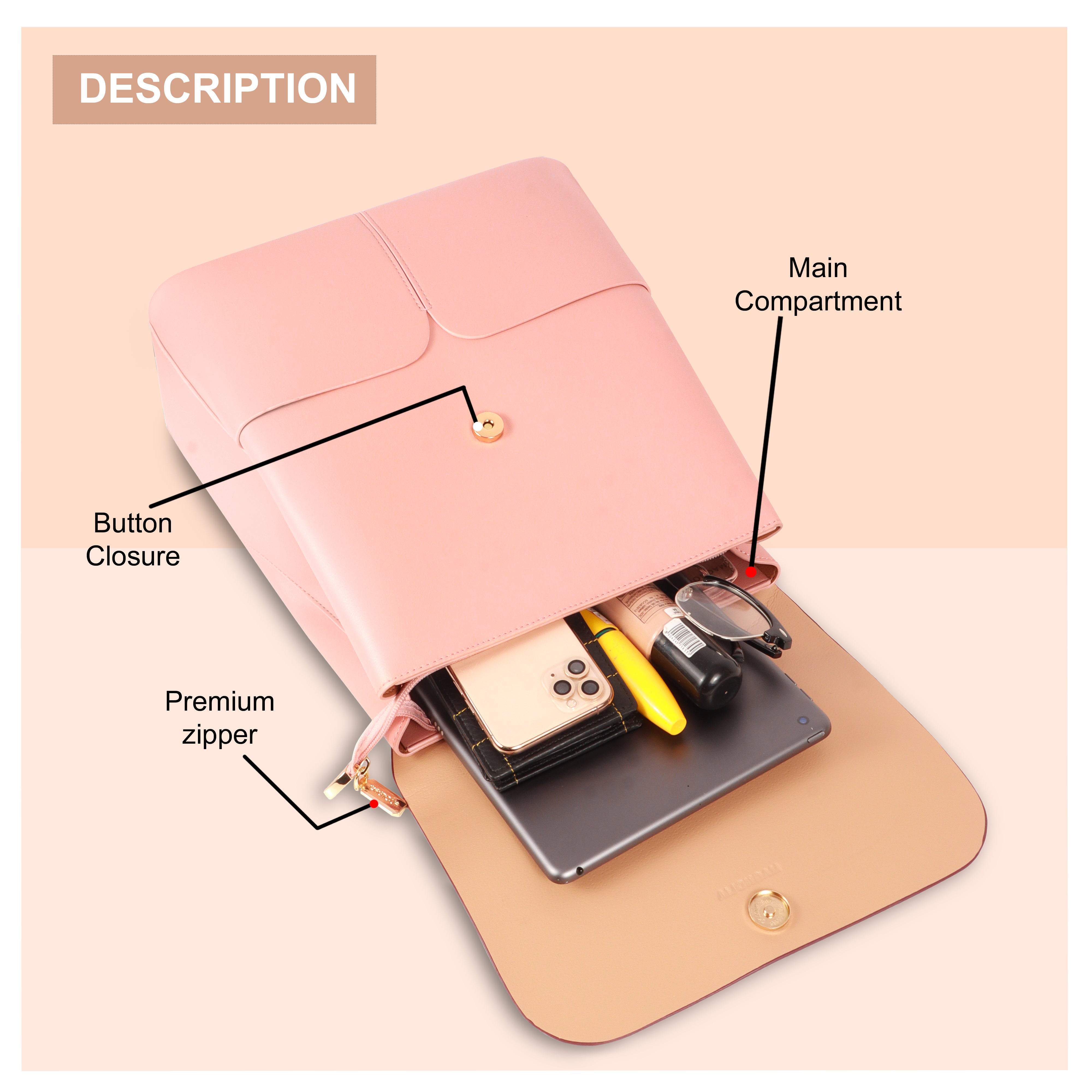 Magnolia Stylish Backpack Where Elegance Meets Functionality