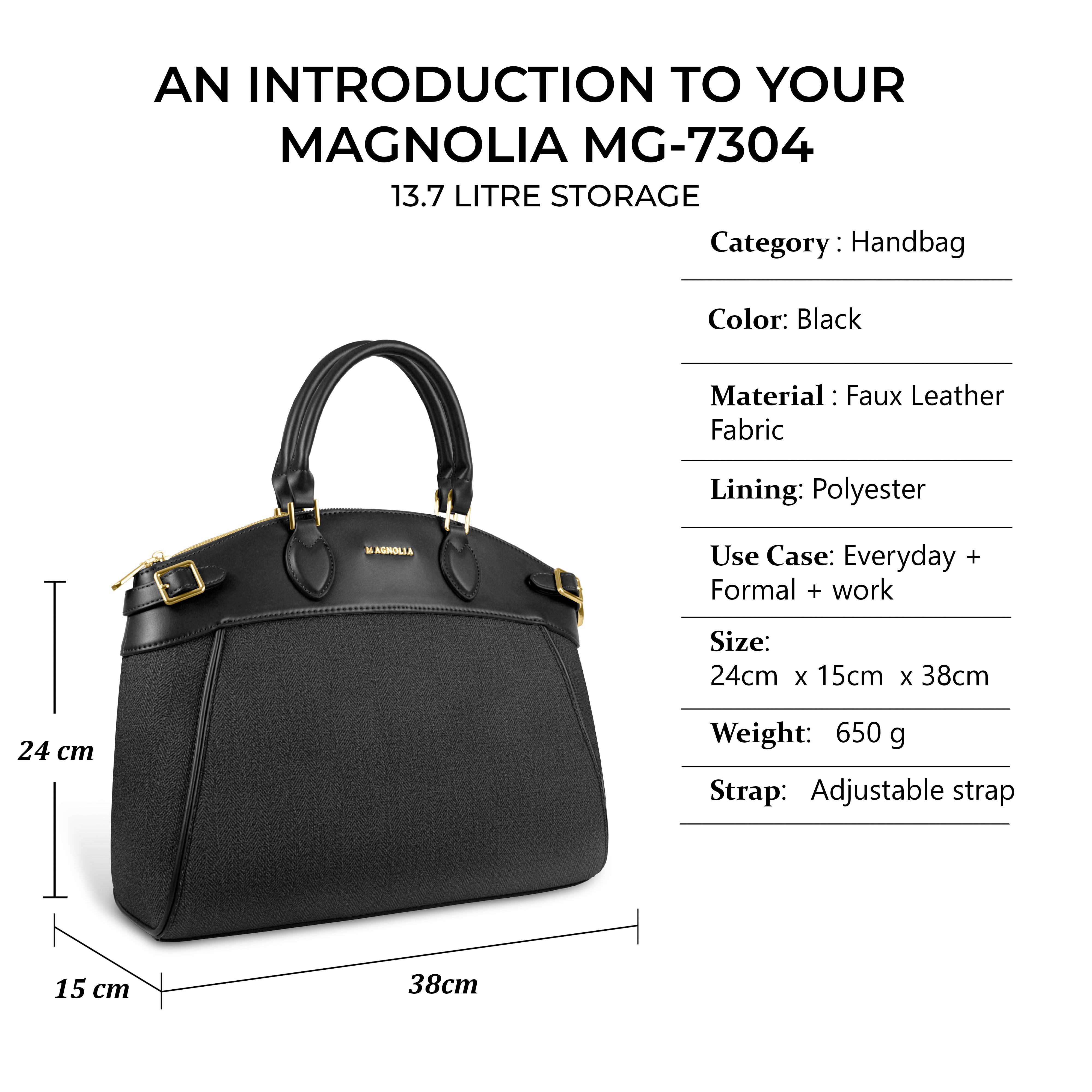 Trendy Leather Tote Bag with Detachable Shoulder Strap & Spacious Interior