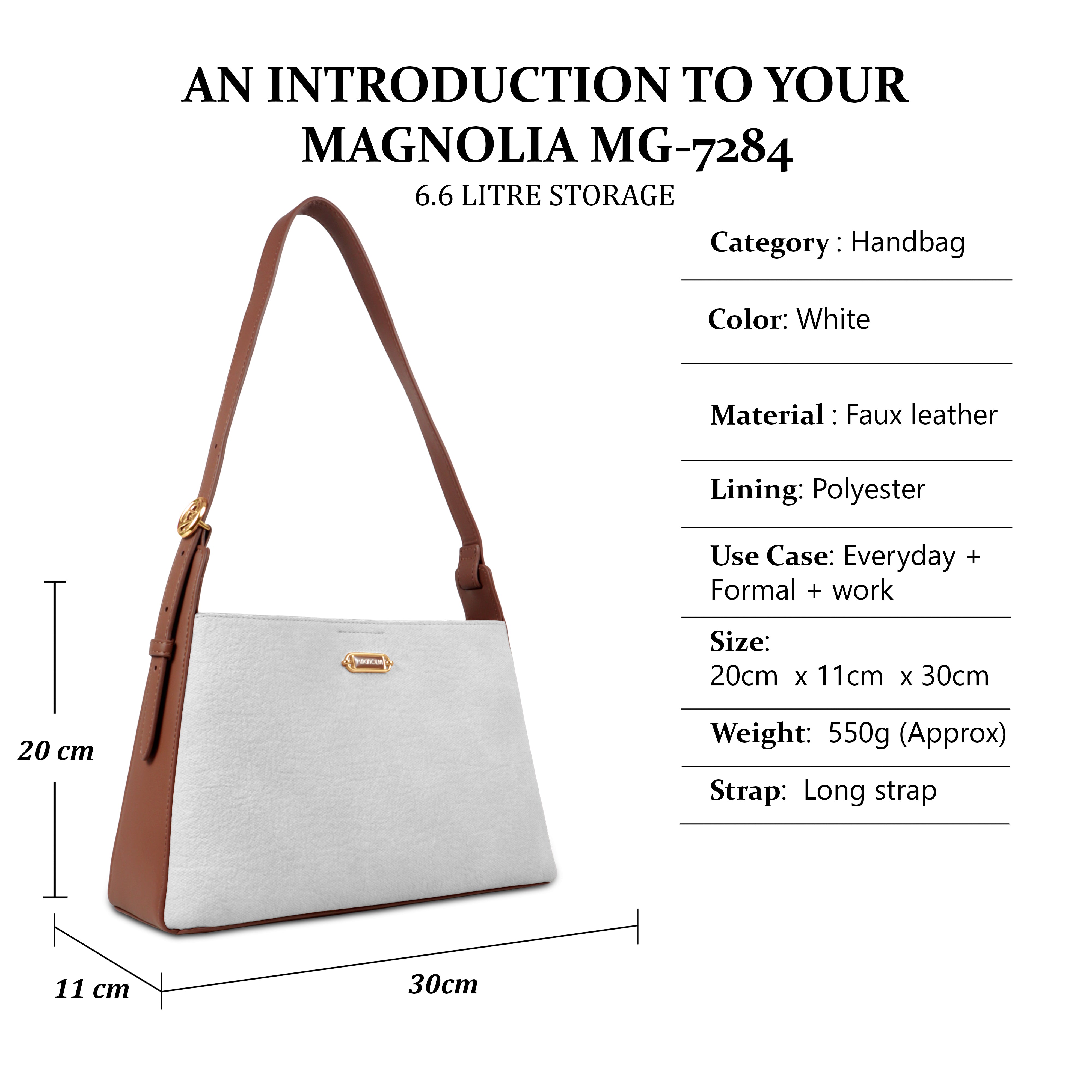 Magnolia Stylish Shoulder Bag for Women with Premium Finish
