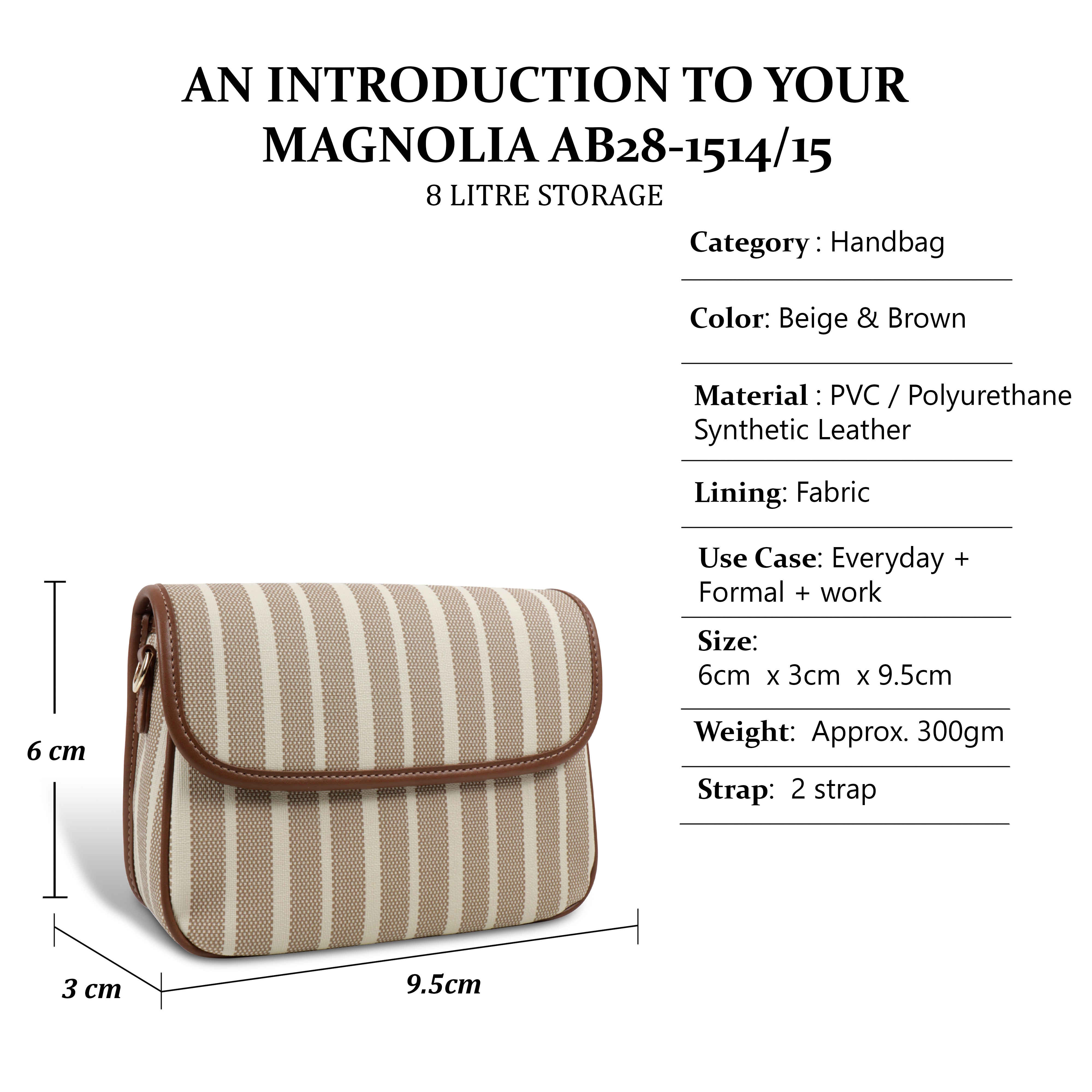 Sandy Stripe Flap Bag