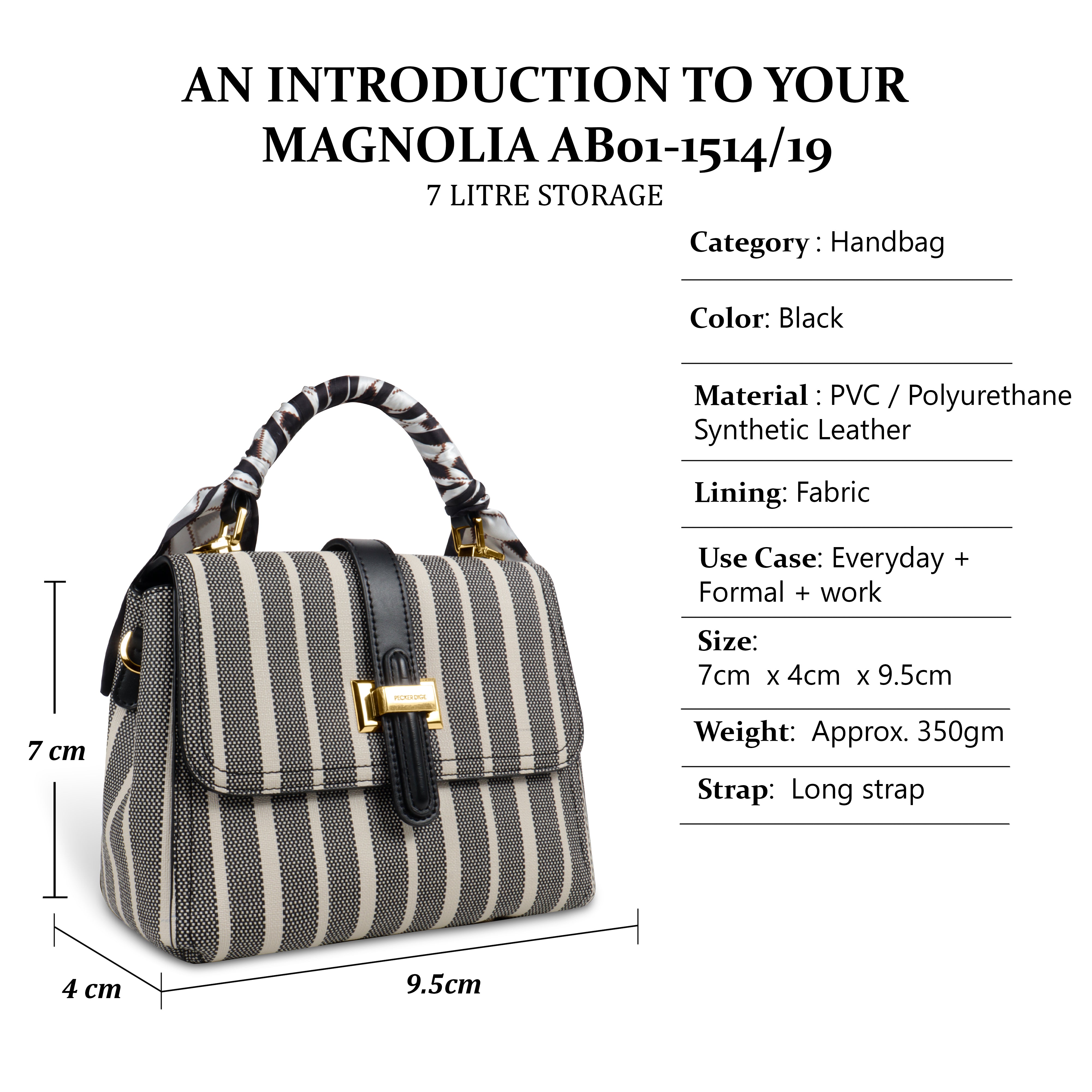 Zebra Striped Mini Handbag
