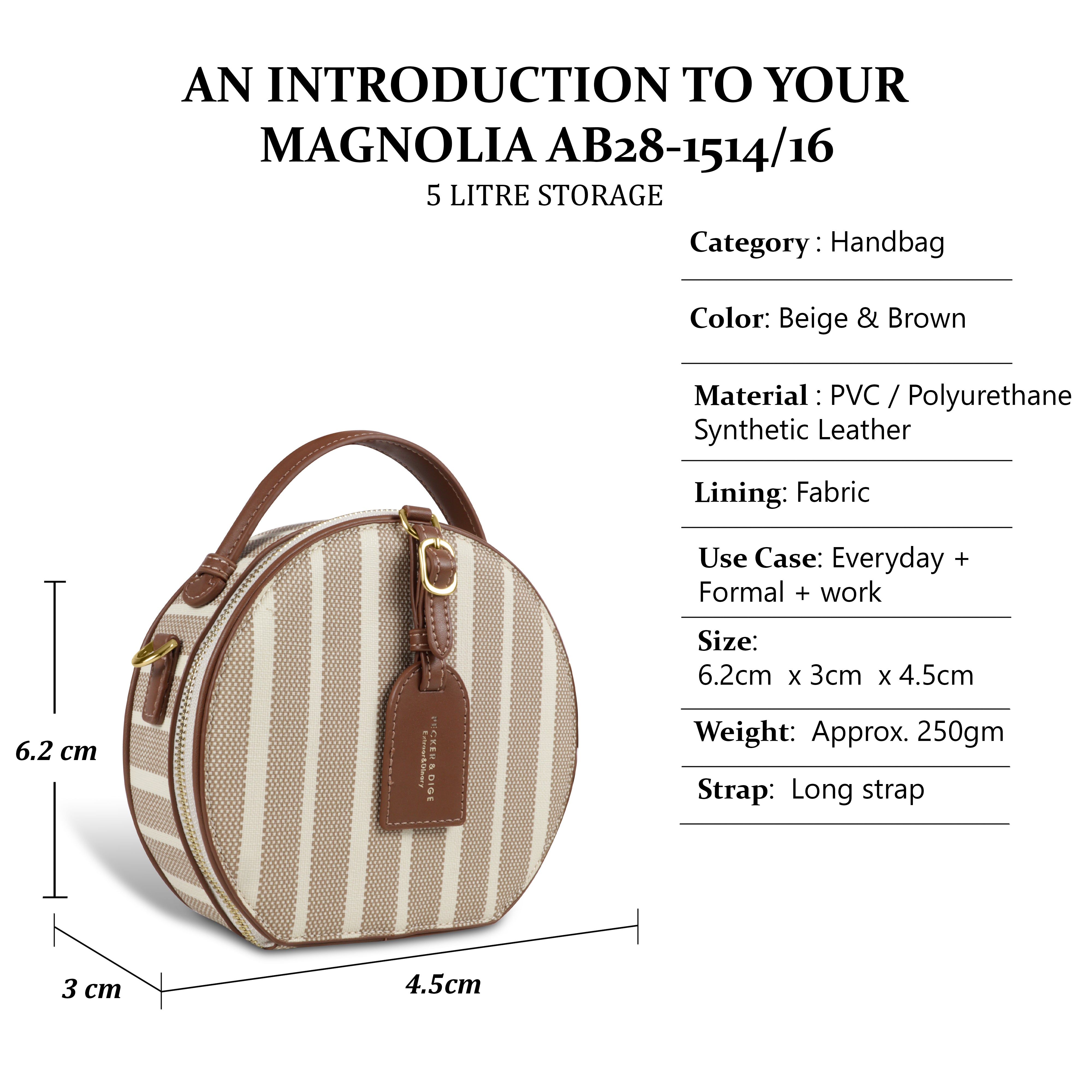 Sandy Round Classic Bag