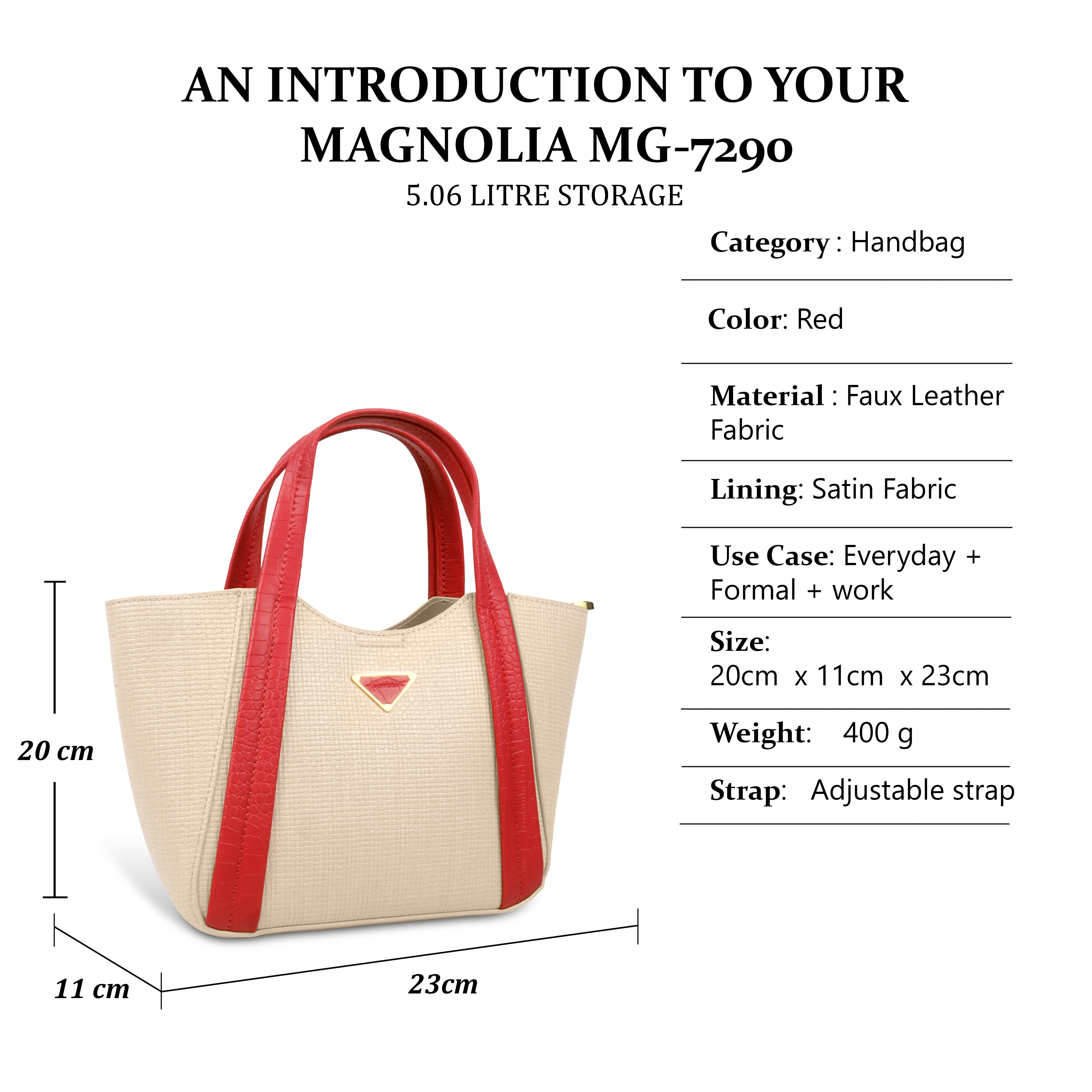 Trendy Leather Tote Bag with Detachable Shoulder Strap & Spacious Interior