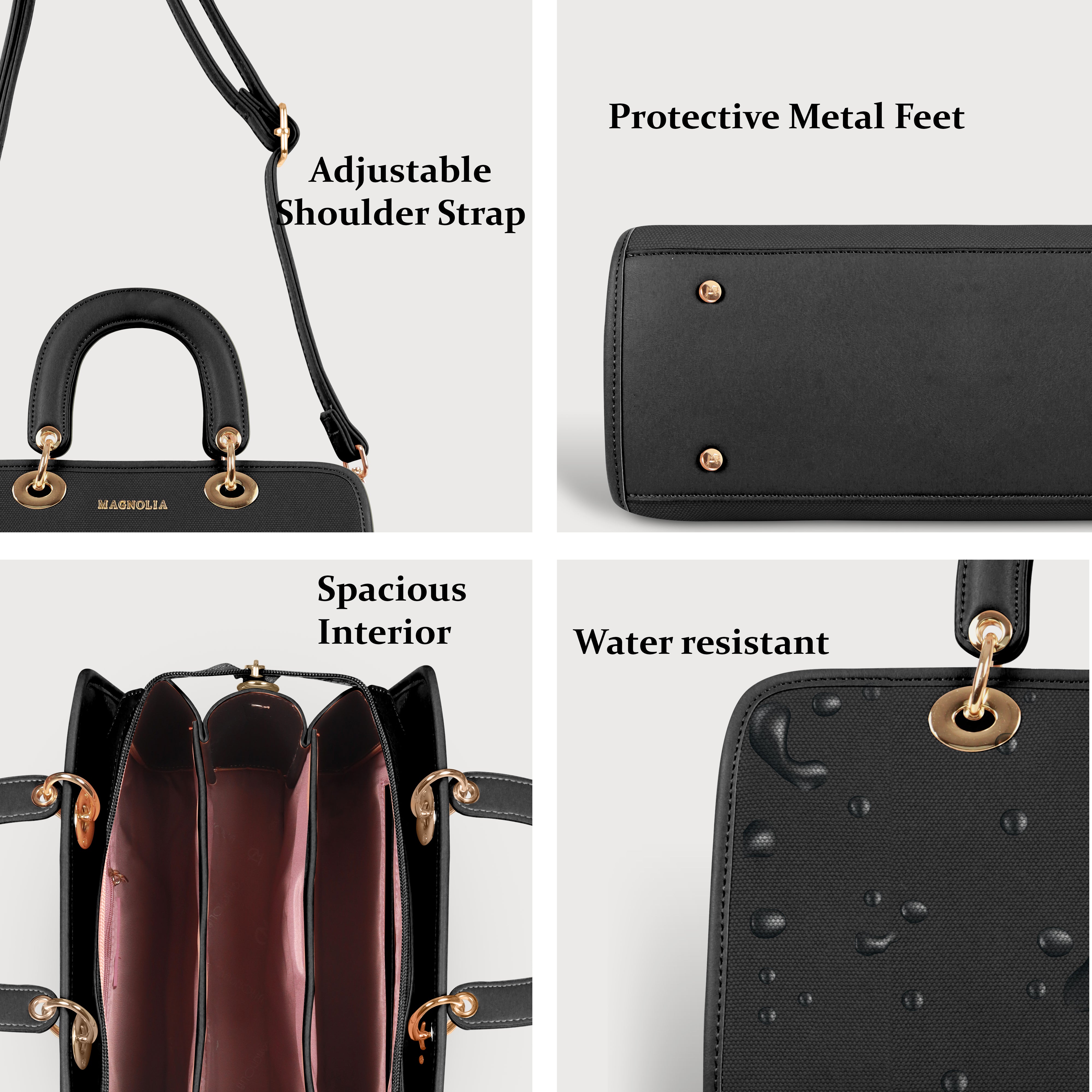 Magnolia Elegant Textured Handbag