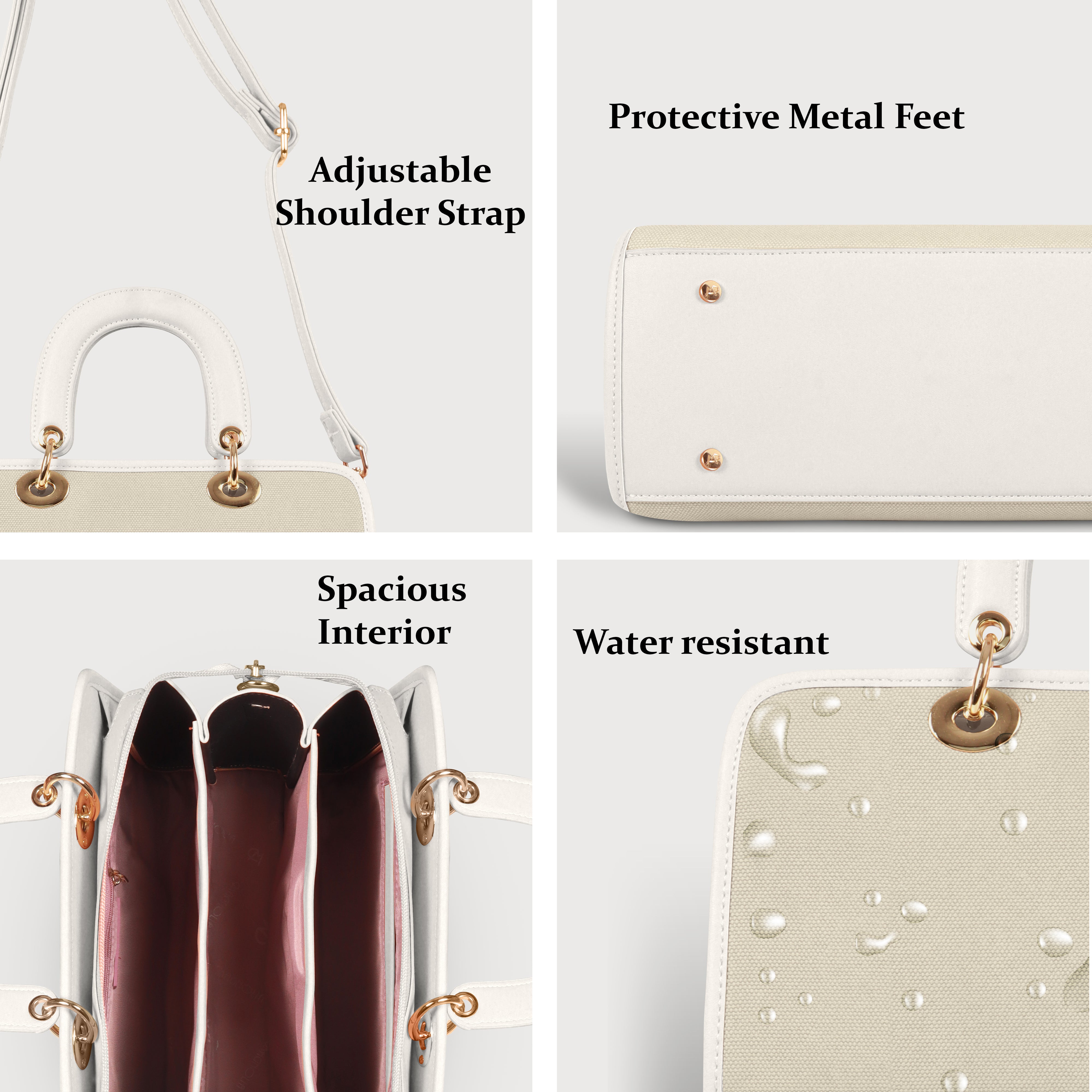 Magnolia Elegant Textured Handbag