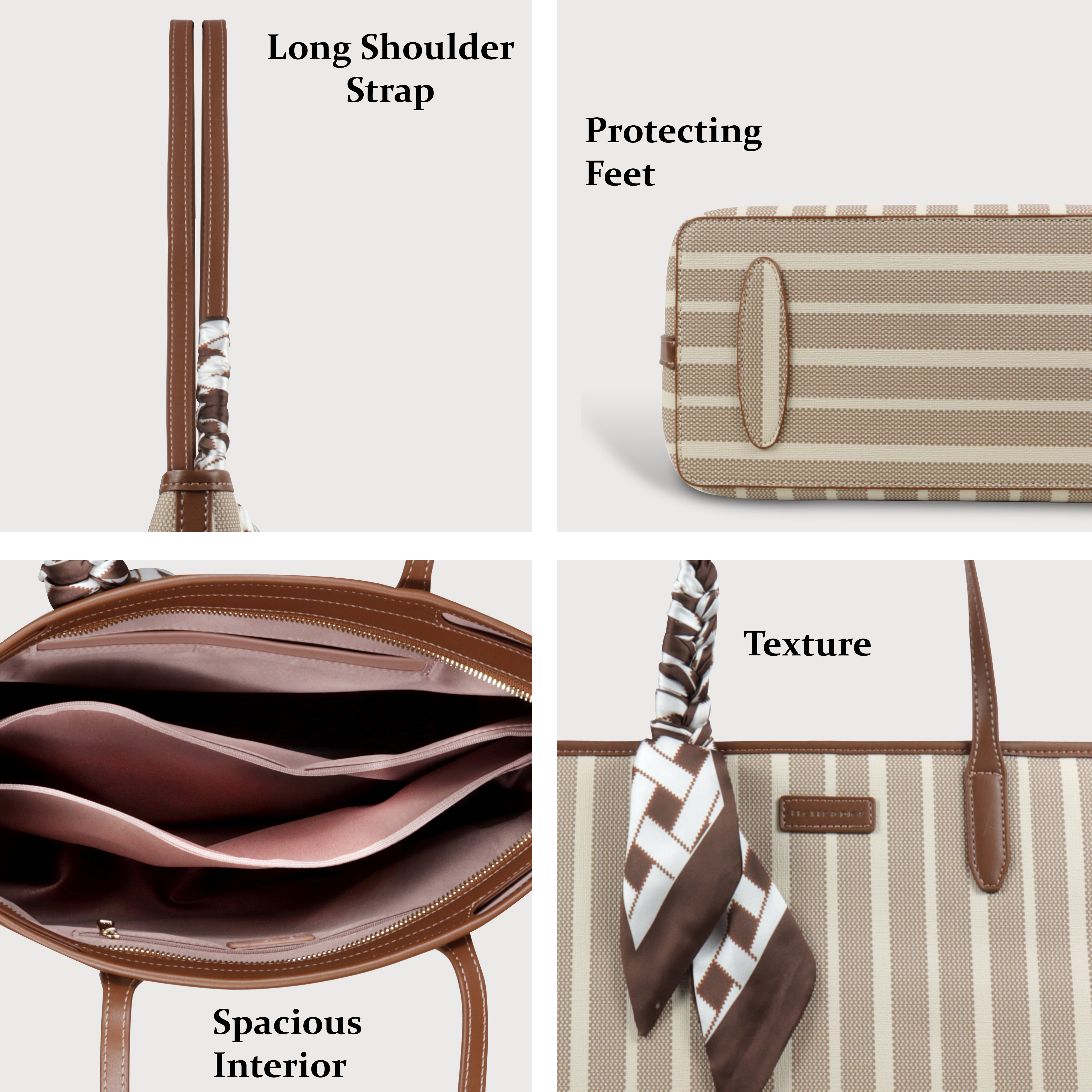 Sandy Striped Tote Bag