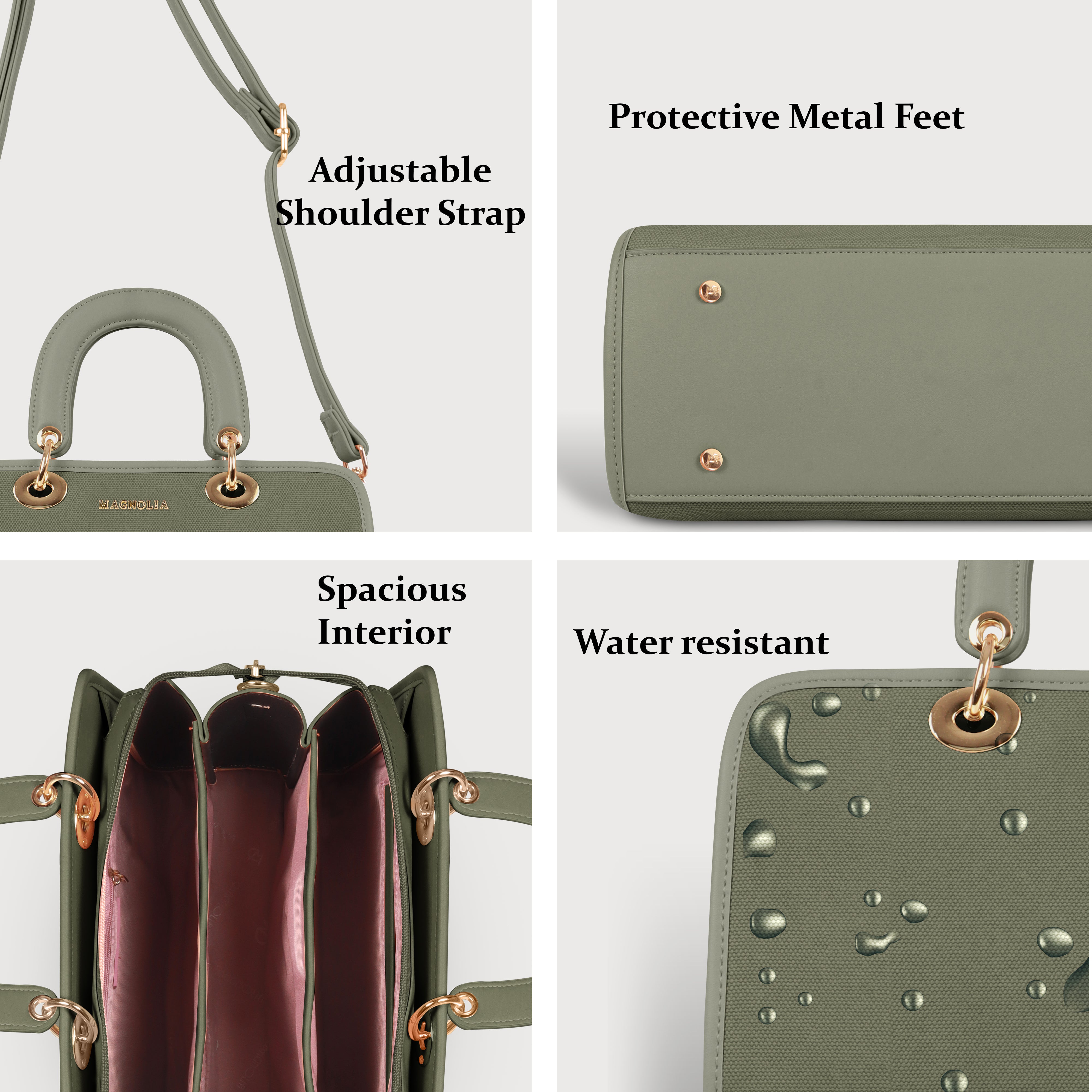 Magnolia Elegant Textured Handbag