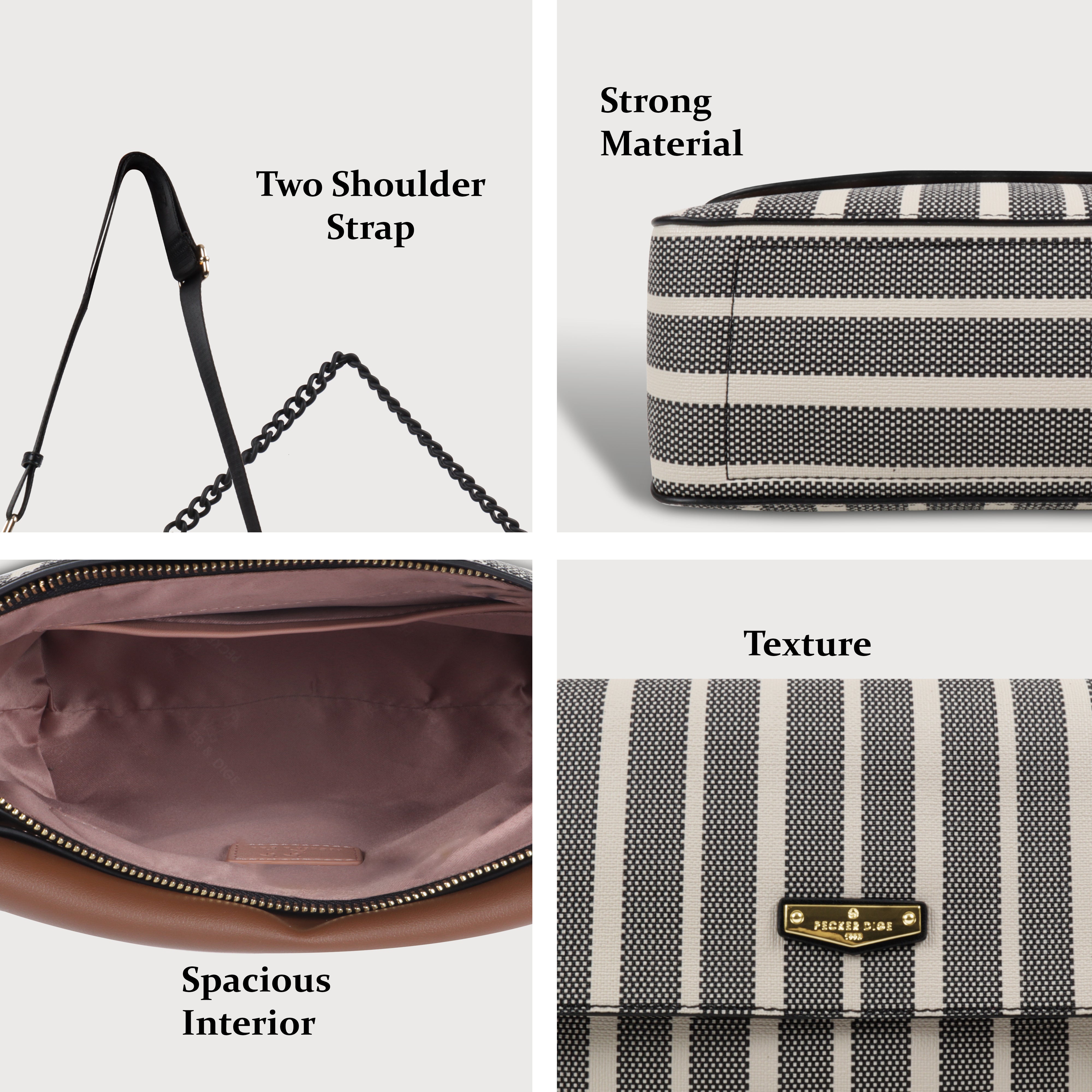 Zebra Stripe Sling Bag