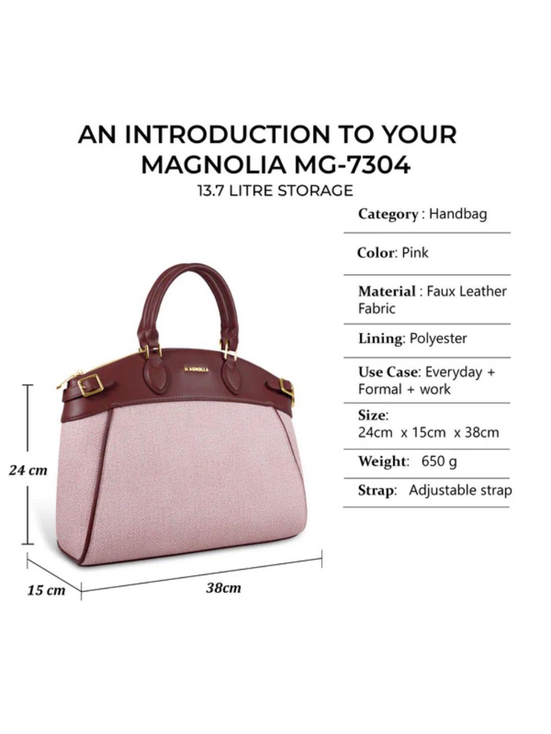 Trendy Leather Tote Bag with Detachable Shoulder Strap & Spacious Interior
