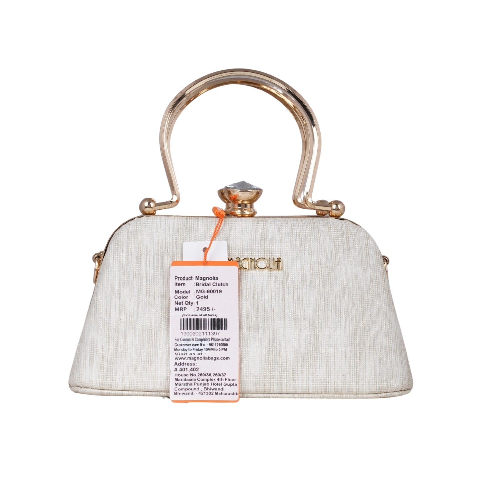 Magnolia Off-white Cressida Bridal Purse