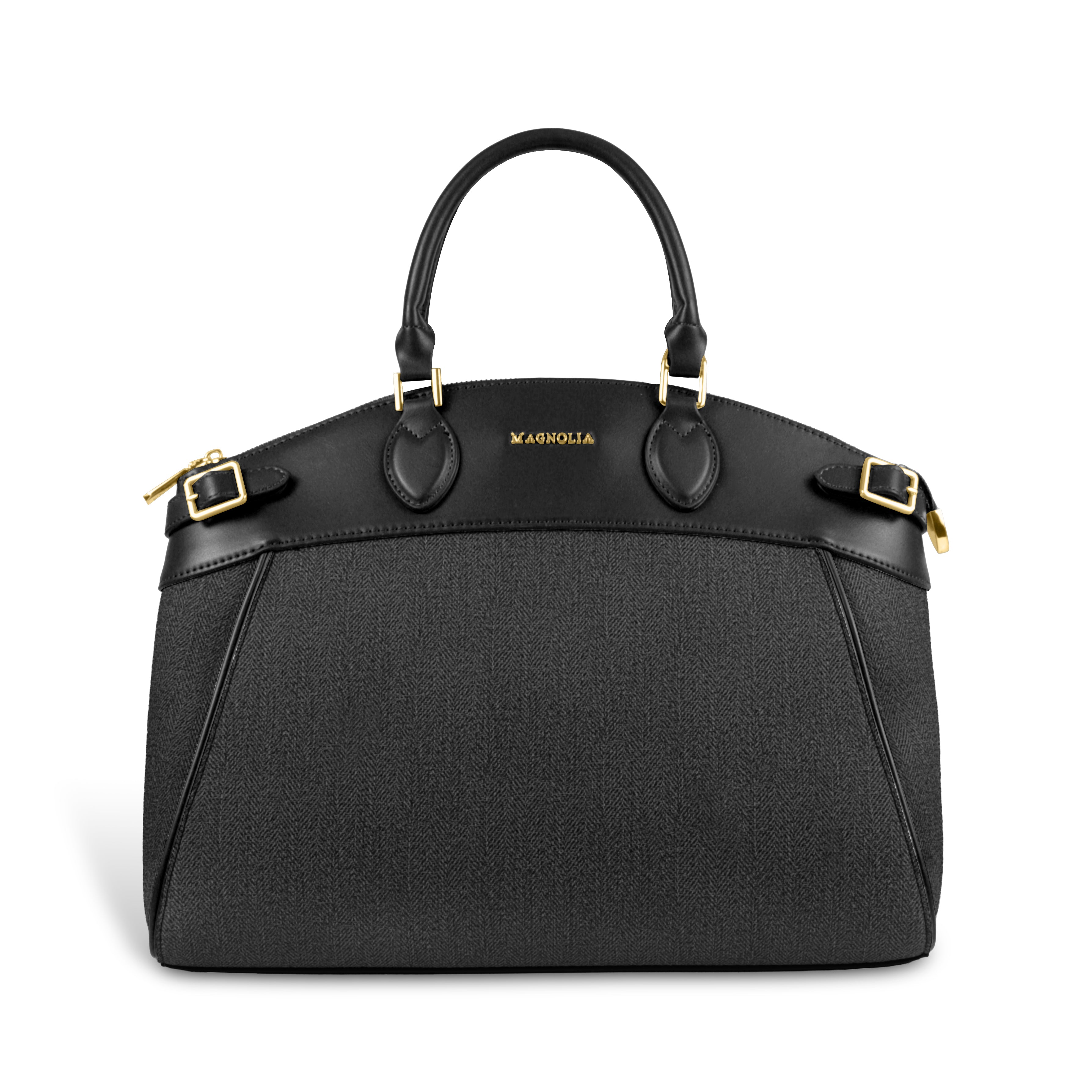 Trendy Leather Tote Bag with Detachable Shoulder Strap & Spacious Interior