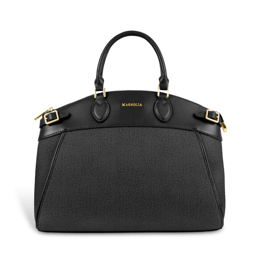 Trendy Leather Tote Bag with Detachable Shoulder Strap & Spacious Interior