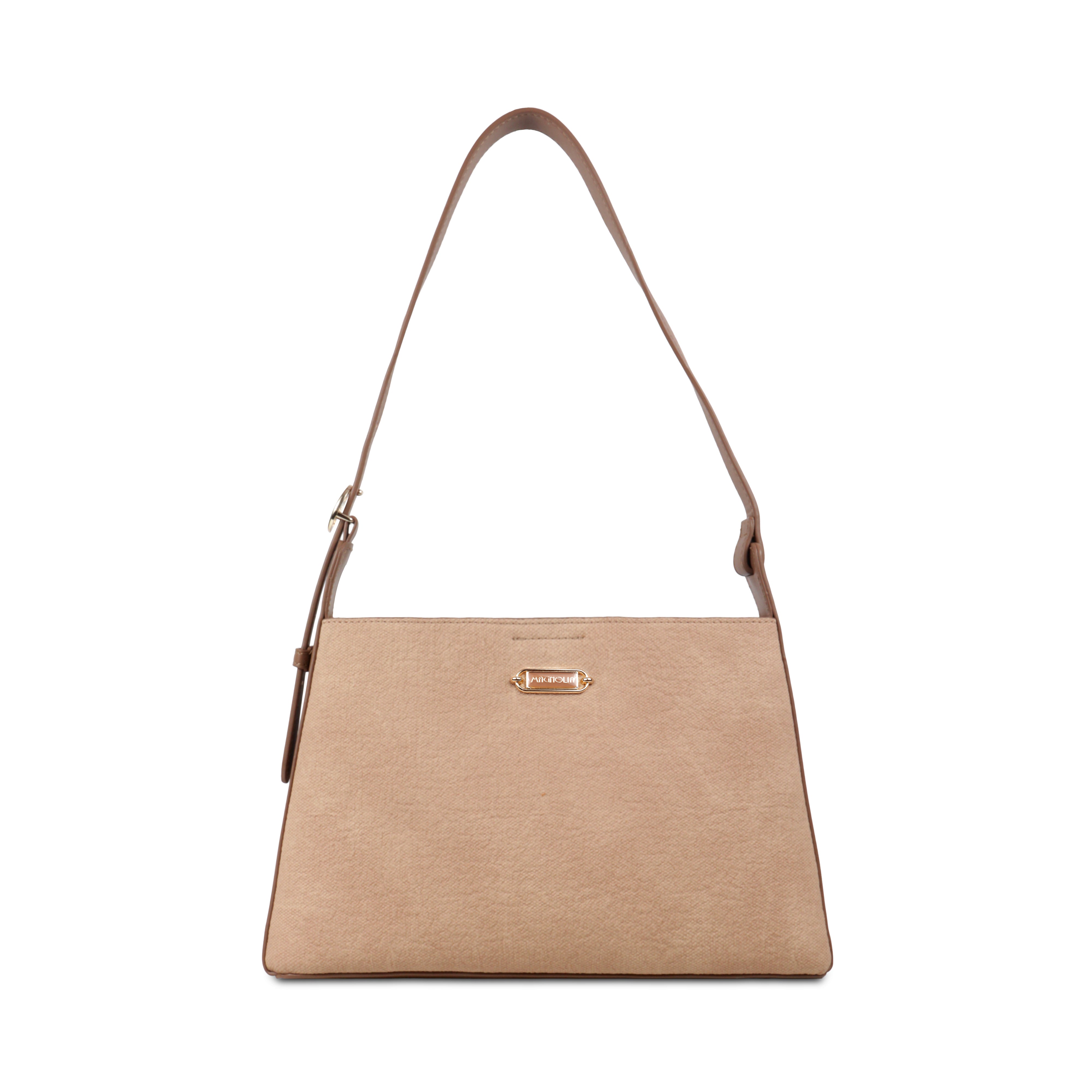 Magnolia Premium Textured Handbag for Women with Detachable Sling Strap
