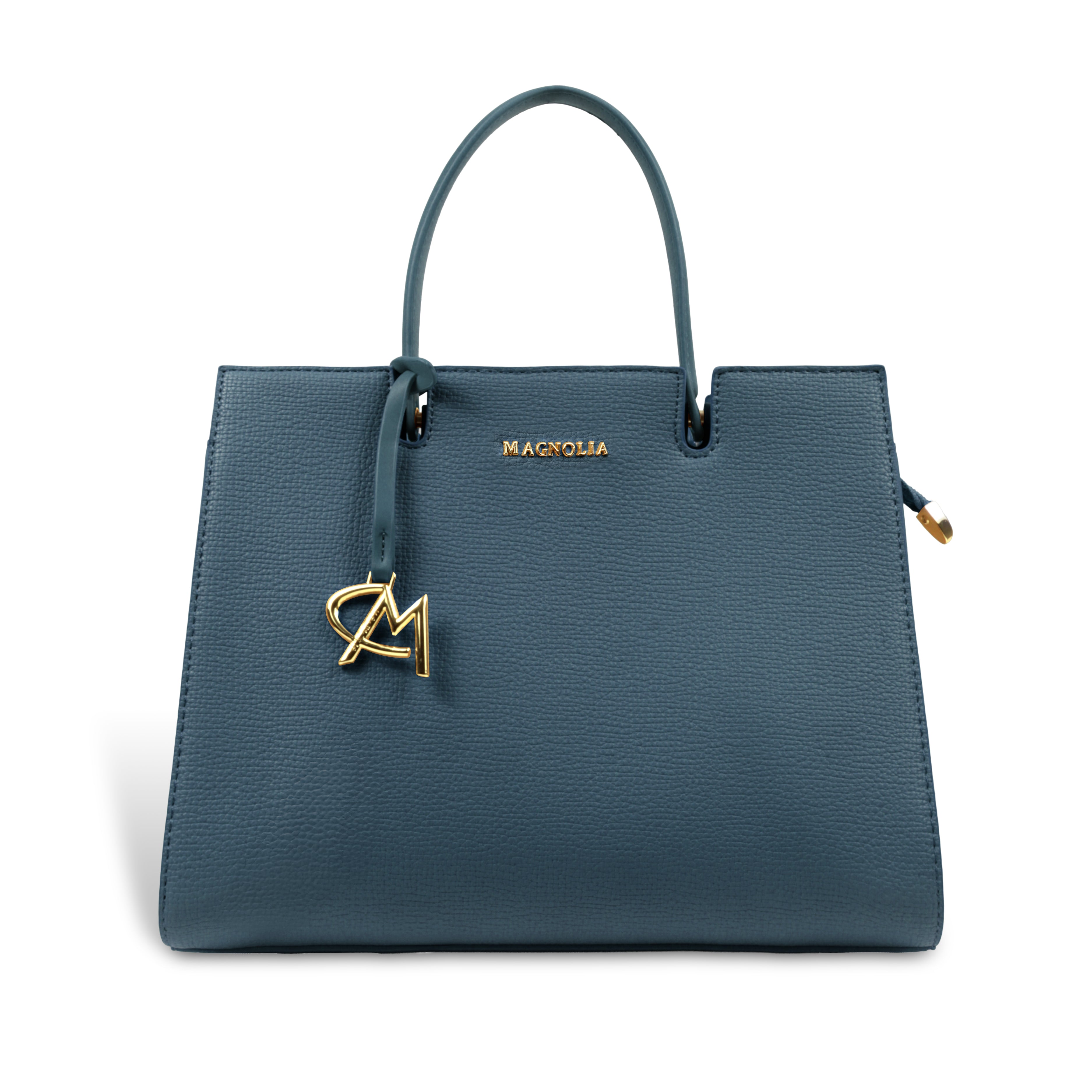 Magnolia Women’s Handbag – 9.5L Spacious Faux Leather Tote in Blue