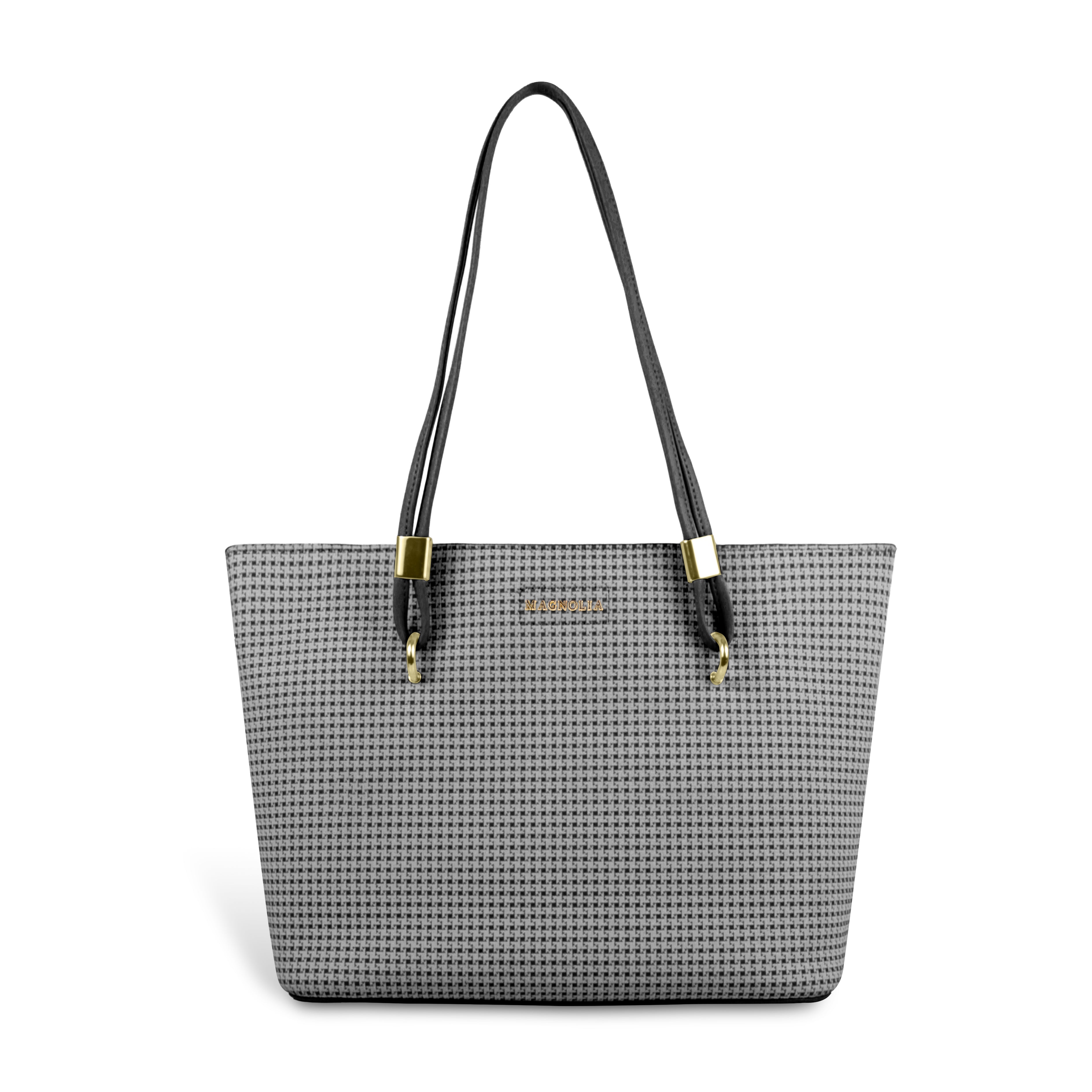 Magnolia Stylish Textured Tote Bag for Women with Spacious Compartments
