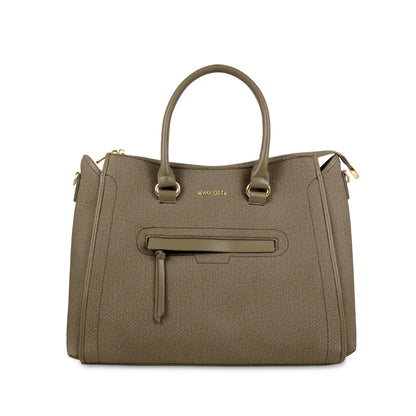 Magnolia Stylish Textured Handbag for Women - Elegant Shoulder Tote with Detachable Strap