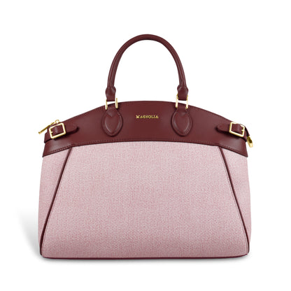 Trendy Leather Tote Bag with Detachable Shoulder Strap & Spacious Interior