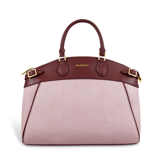 Trendy Leather Tote Bag with Detachable Shoulder Strap & Spacious Interior