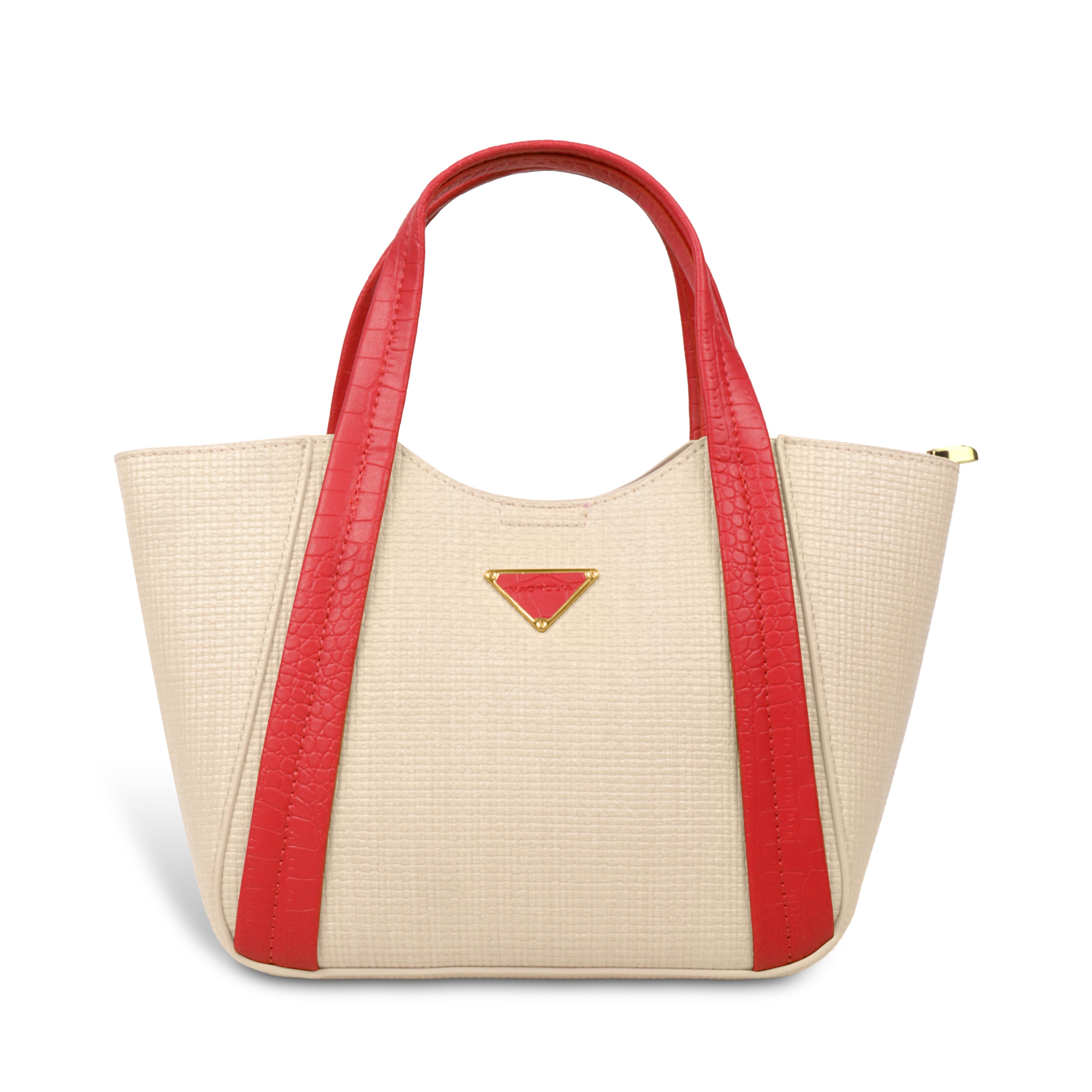 Trendy Leather Tote Bag with Detachable Shoulder Strap & Spacious Interior