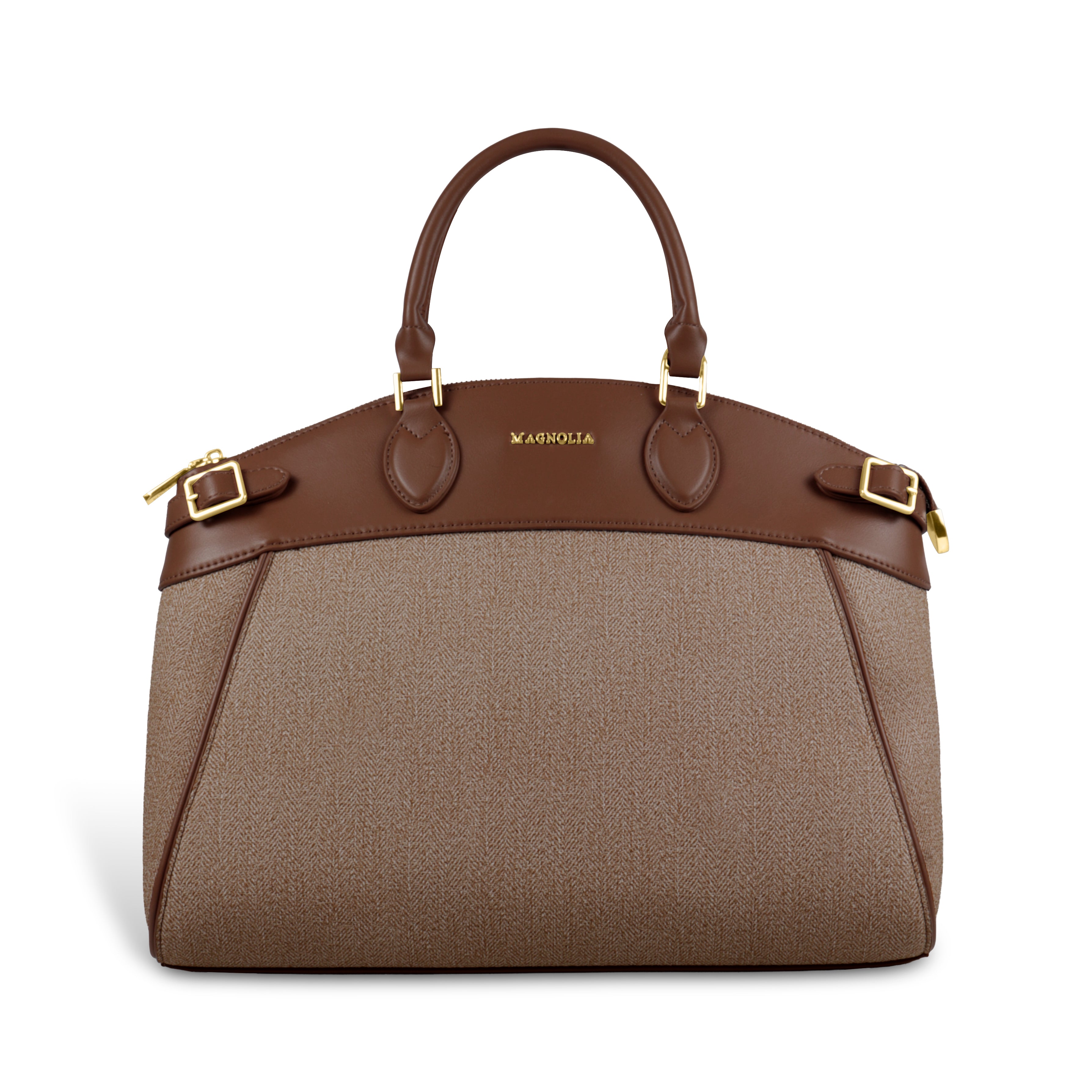 Trendy Leather Tote Bag with Detachable Shoulder Strap & Spacious Interior