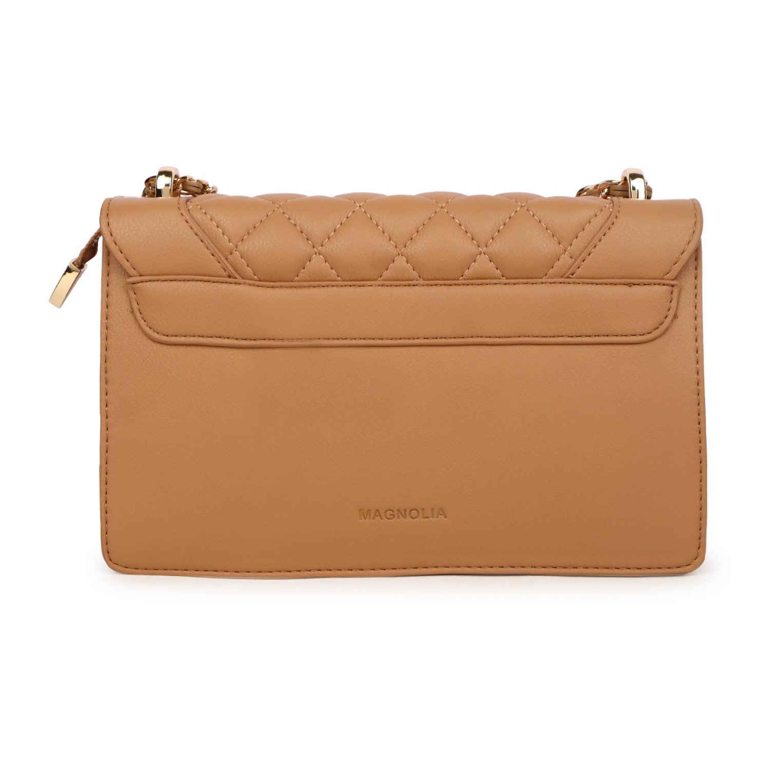 Magnolia Daphne Quilted Sling Bag Caramel Brown