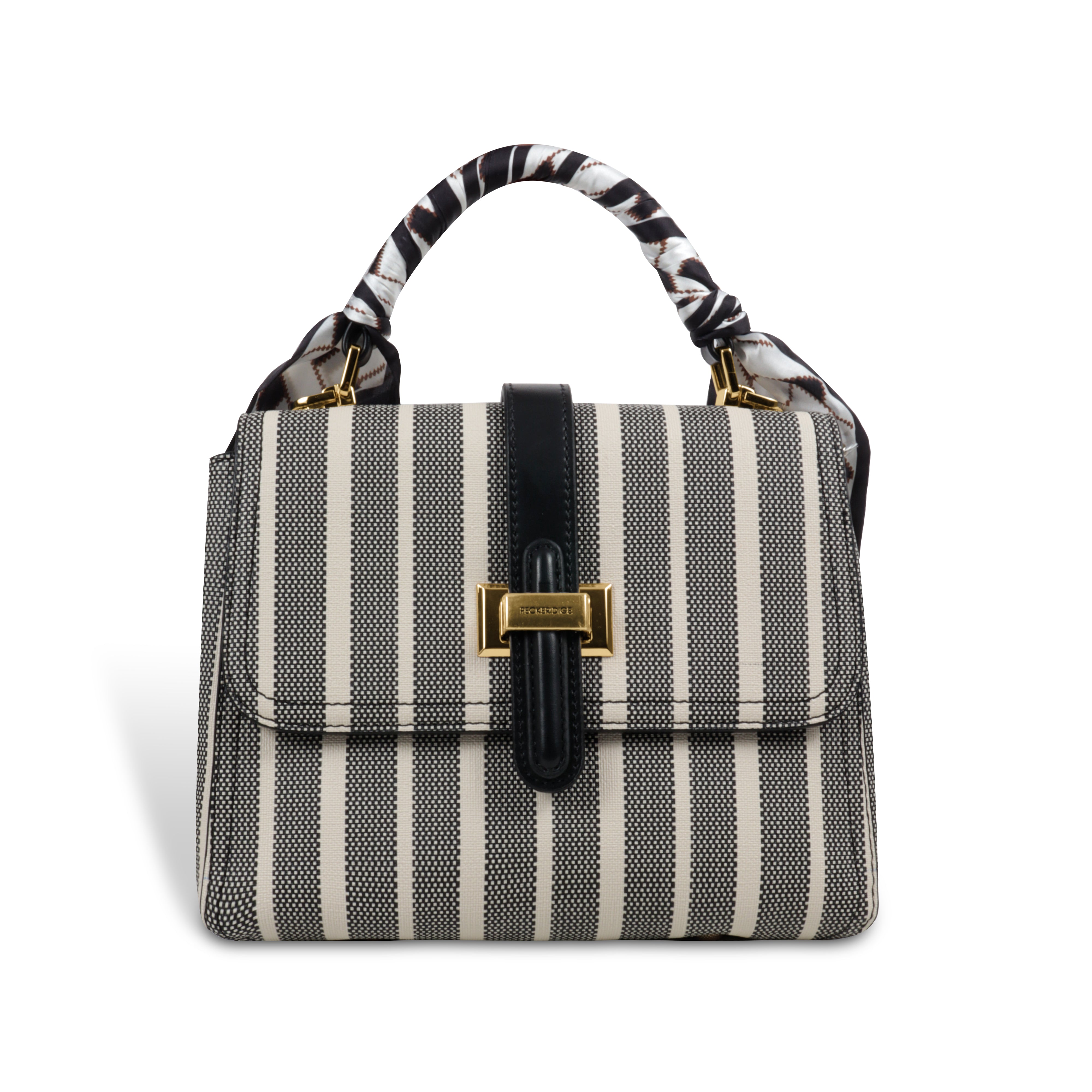 Zebra Striped Mini Handbag