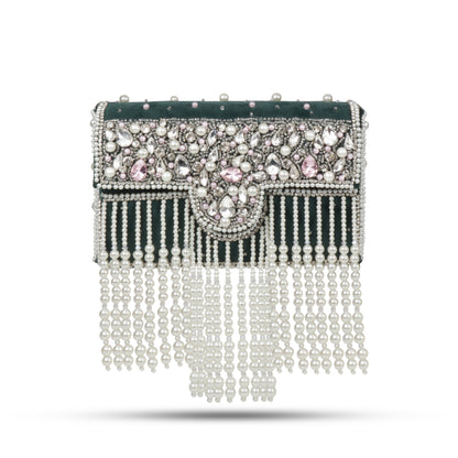 Traditional Potli Style Handbag with Beadwork