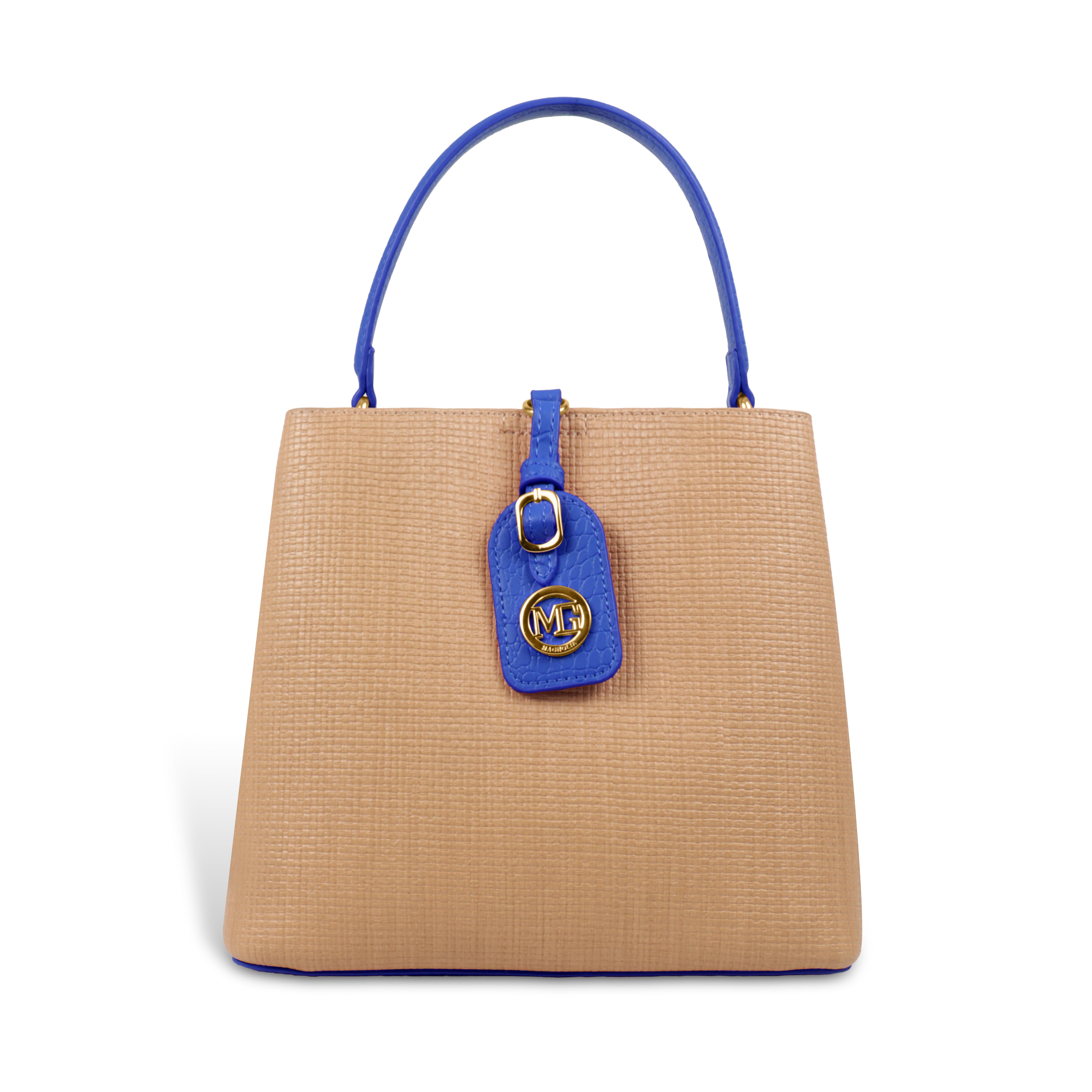 Fashionable Structured Handbag with Dual Handles
