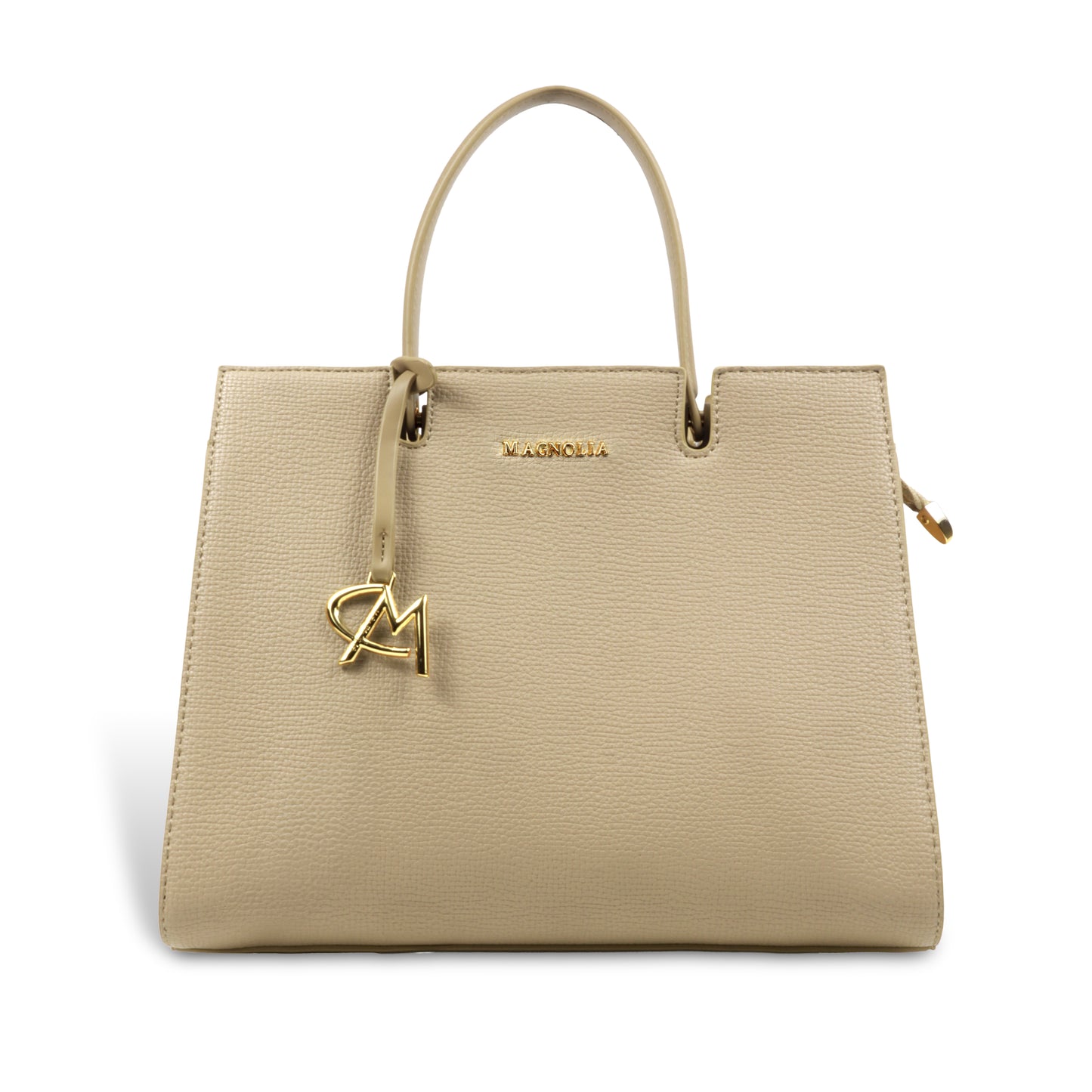 Magnolia Women’s Handbag – 9.5L Spacious Faux Leather Tote in Gold