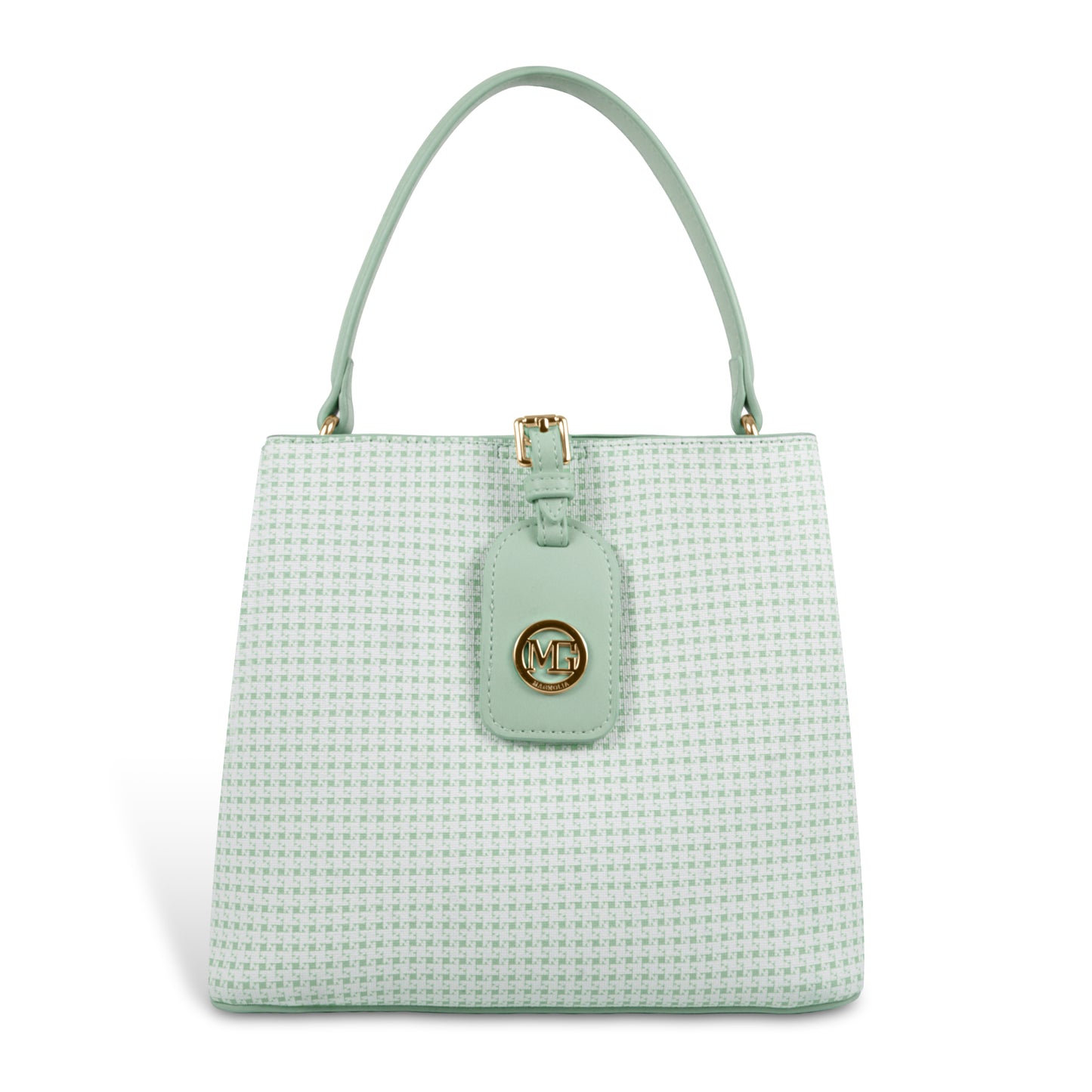 Magnolia Premium Textured Handbag for Women with Detachable Sling Strap