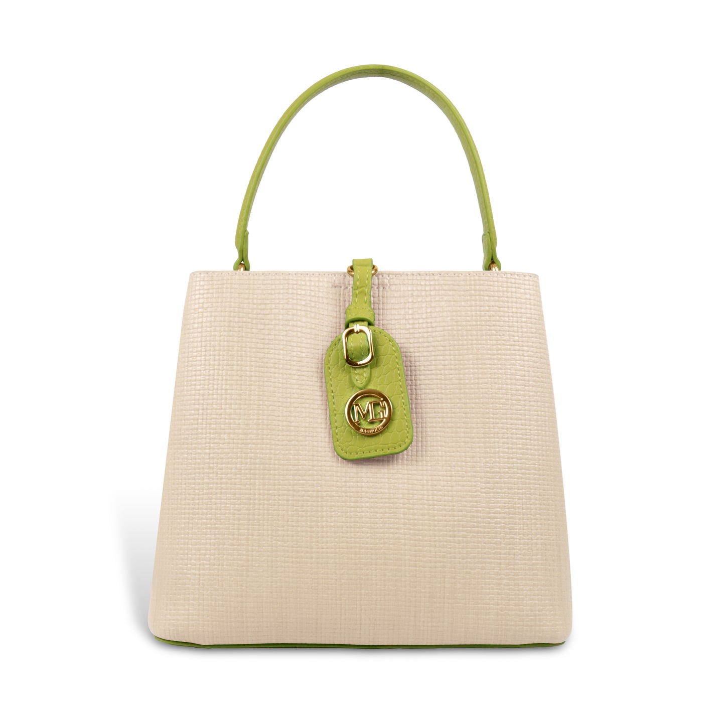 Fashionable Structured Handbag with Dual Handles